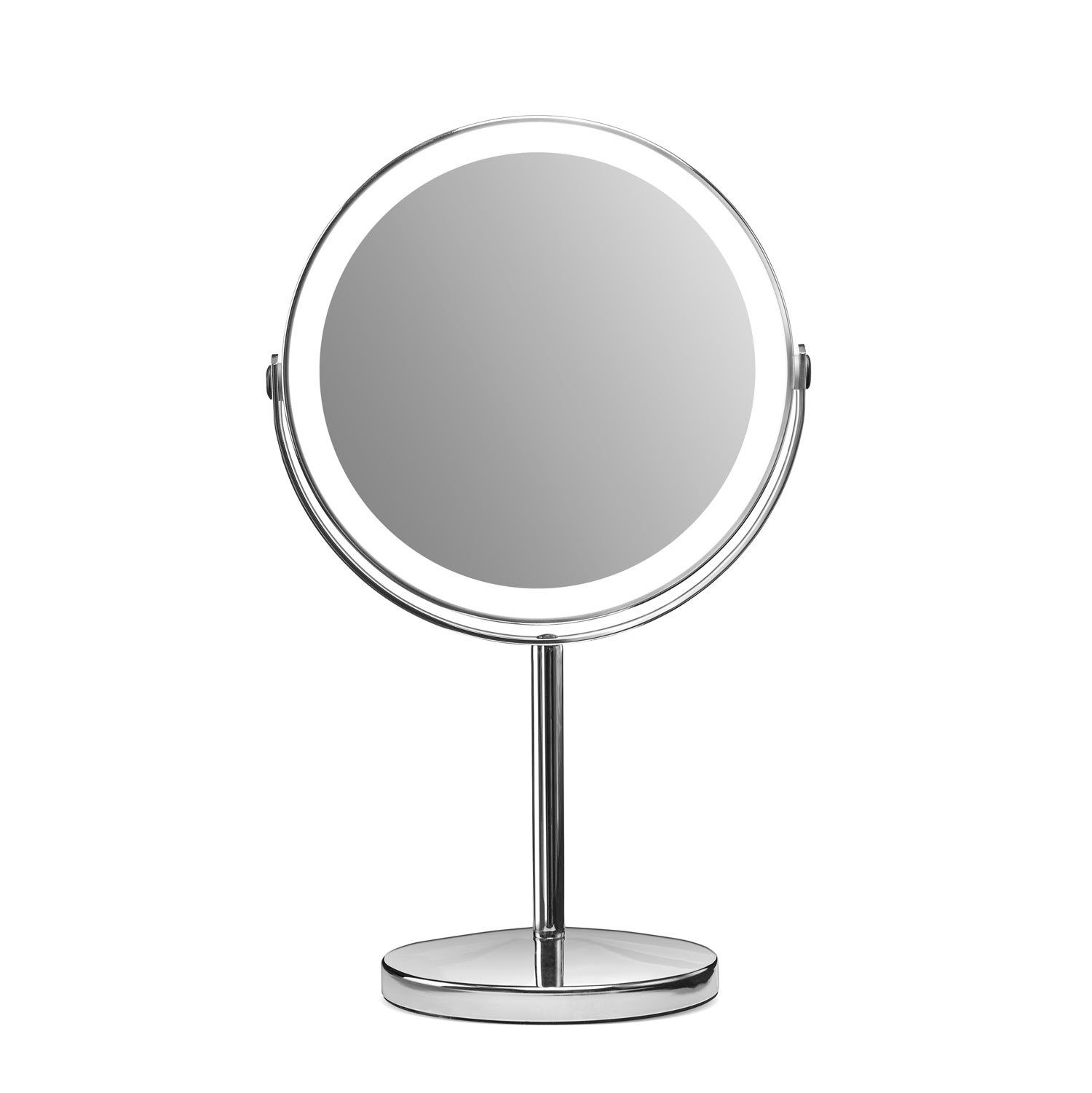 Gillian Jones - Rechargeable Led Table Mirror With Usb-c &10 x - Chrome - Kosmetik Spiegel 10218-81