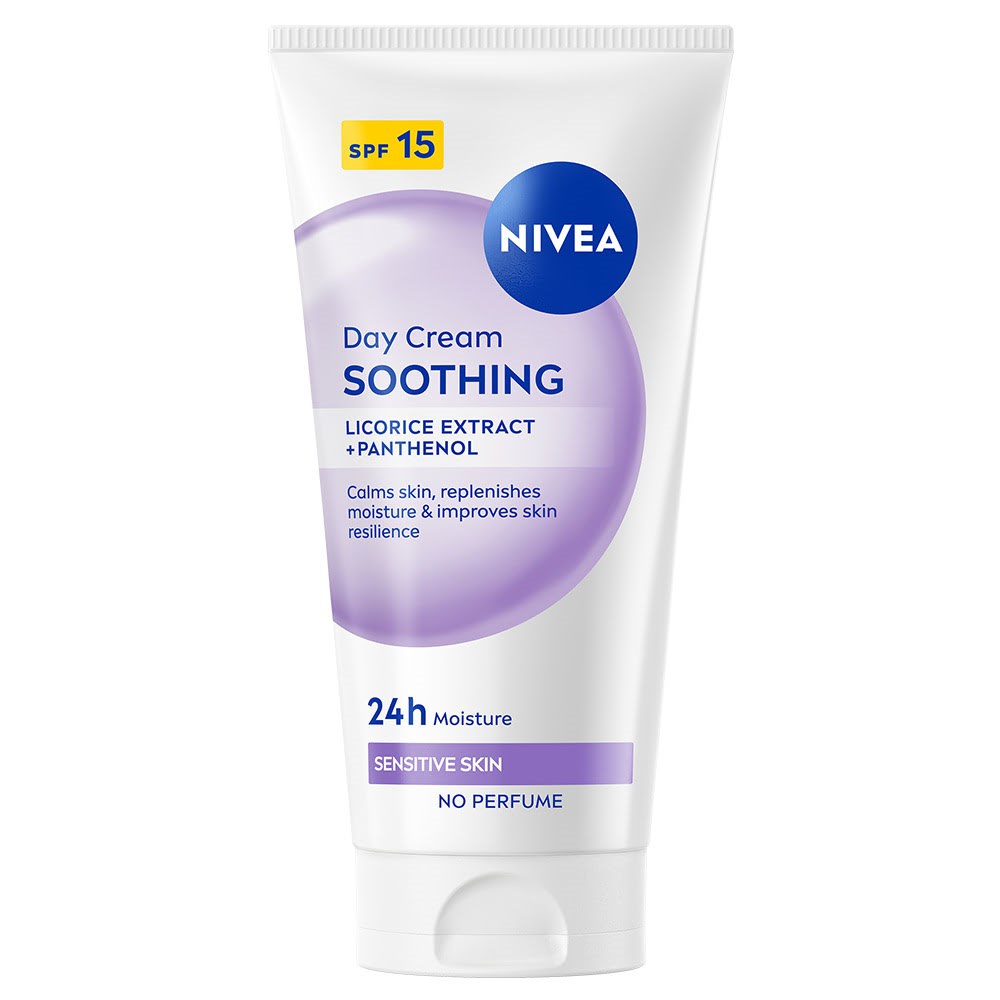 Nivea Soothing Spf 15 Day Cream Sensitive Skin 50 ml - Gesichtspflege 4005808924417