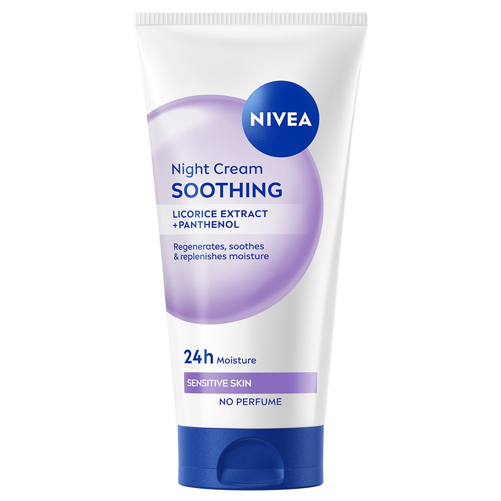 Nivea Soothing Night Cream Sensitive Skin 50 ml - Gesichtspflege