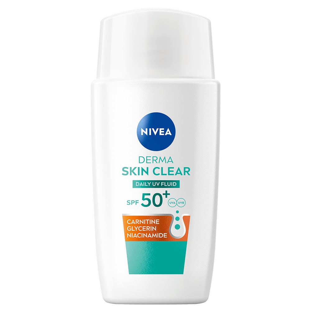 Nivea Derma Skin Clear Daily UV Fluid Spf 50+ - Gesichtspflege 4006000173283