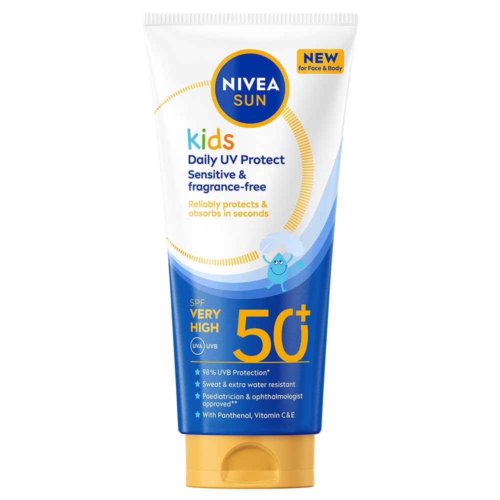 Nivea Kids Daily UV Protect Spf50+ 100ml - Gesichtspflege 4006000229096