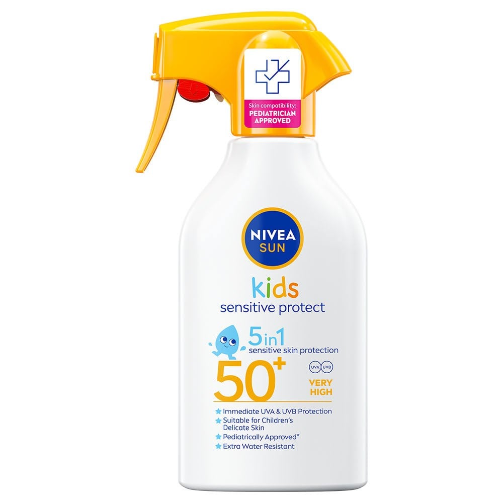 Nivea Kids Sensitive Trigger Spray Spf50+ 250ml - Gesichtspflege 4006000233826