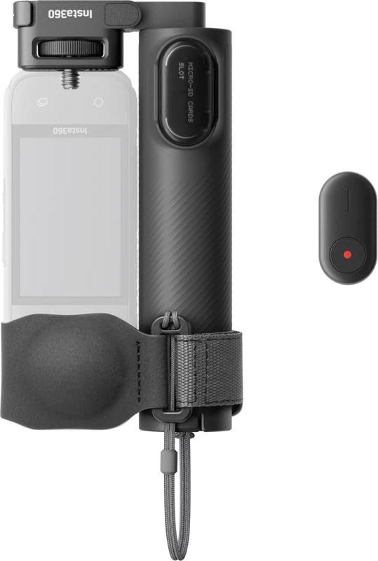 Insta360 Foldable 2-in-1 Selfie Stick Remote Kit - 1/4" Mount - Kameras Und Objektivzubehoer Cinseave