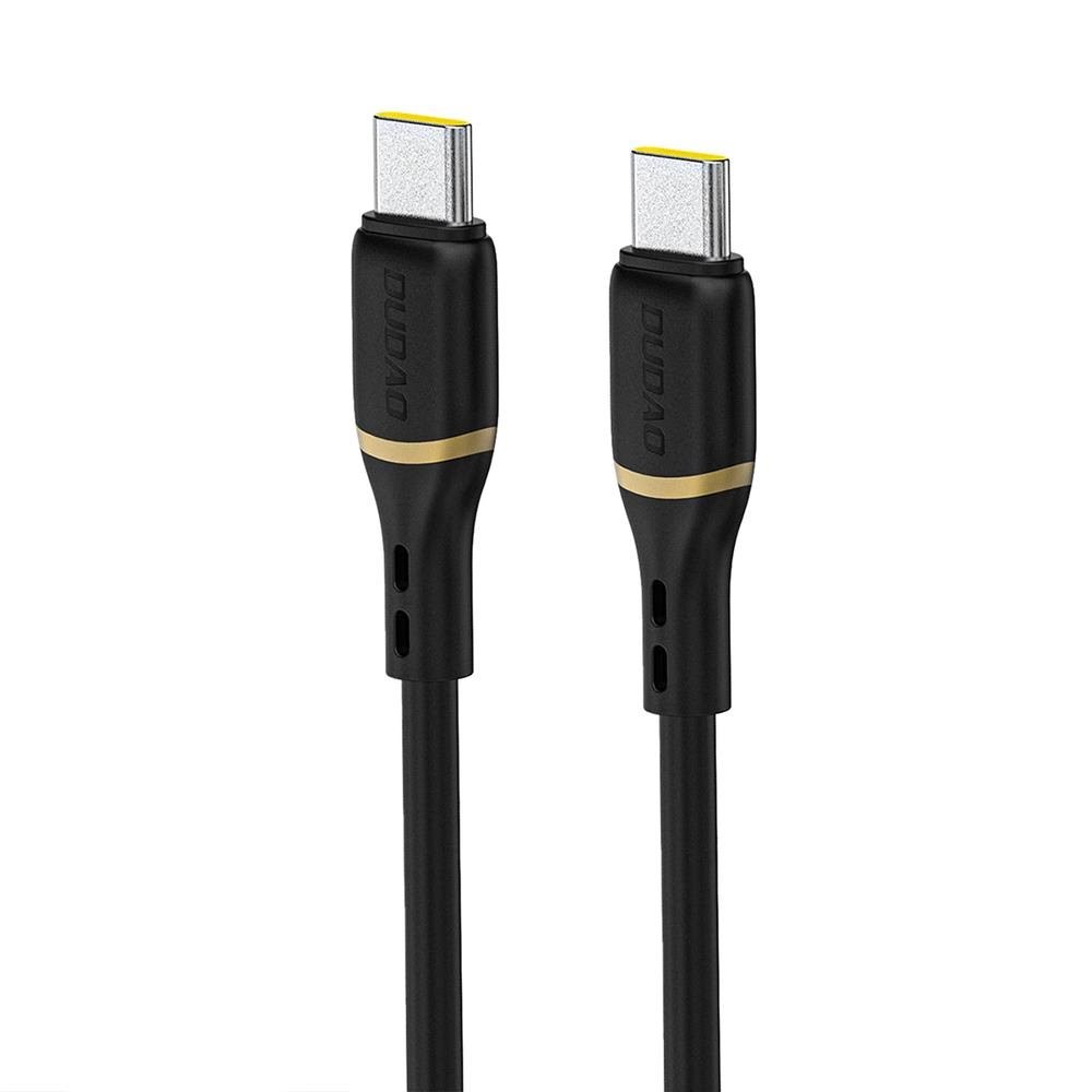 Dudao L25c Usb-c 1m 60w Soft Braided Cable - Black - Usb Kabel Schwarz 6976625335886