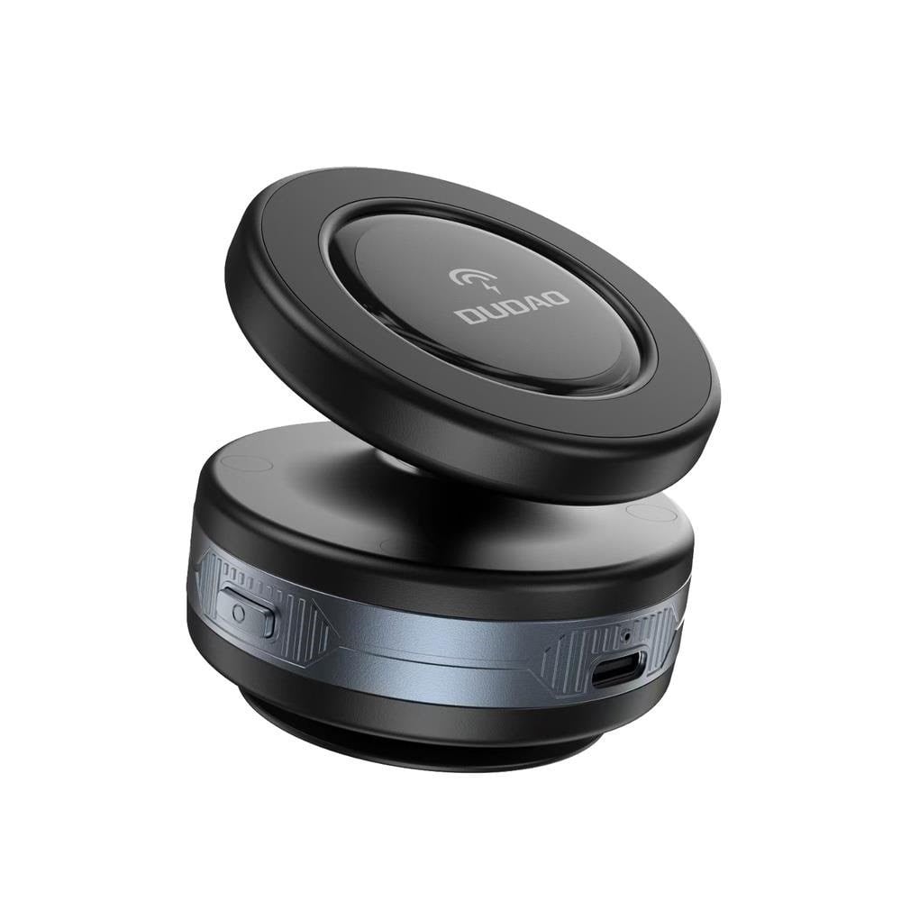 Dudao F24max Car Mount With 15w Wireless Charger Magsafe Compatible With Auto Suction Cup - Black - Handys Anderes Zubehoer
