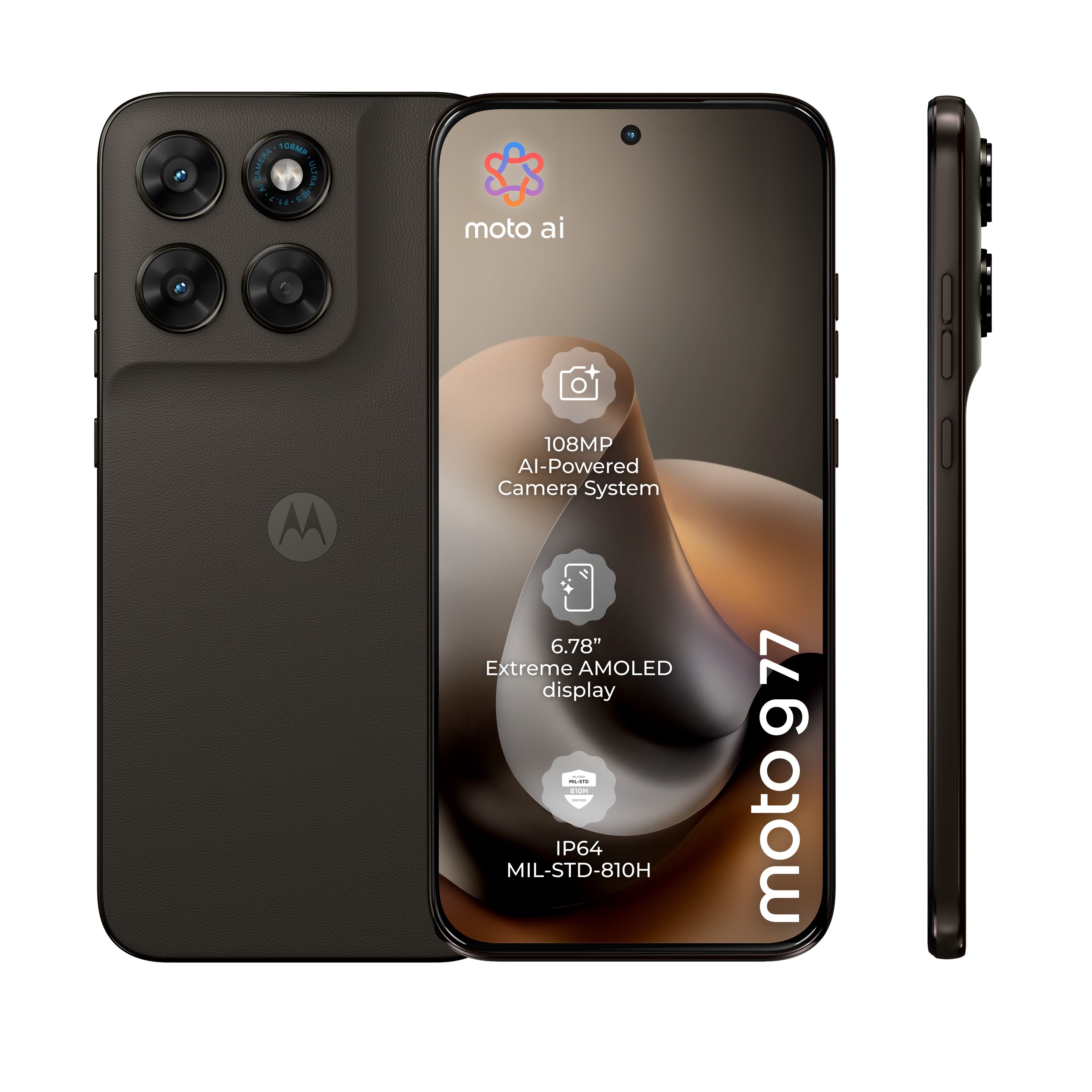 Motorola Moto G77 128gb/8gb - Pantone Black Olive - Handys Smartphones