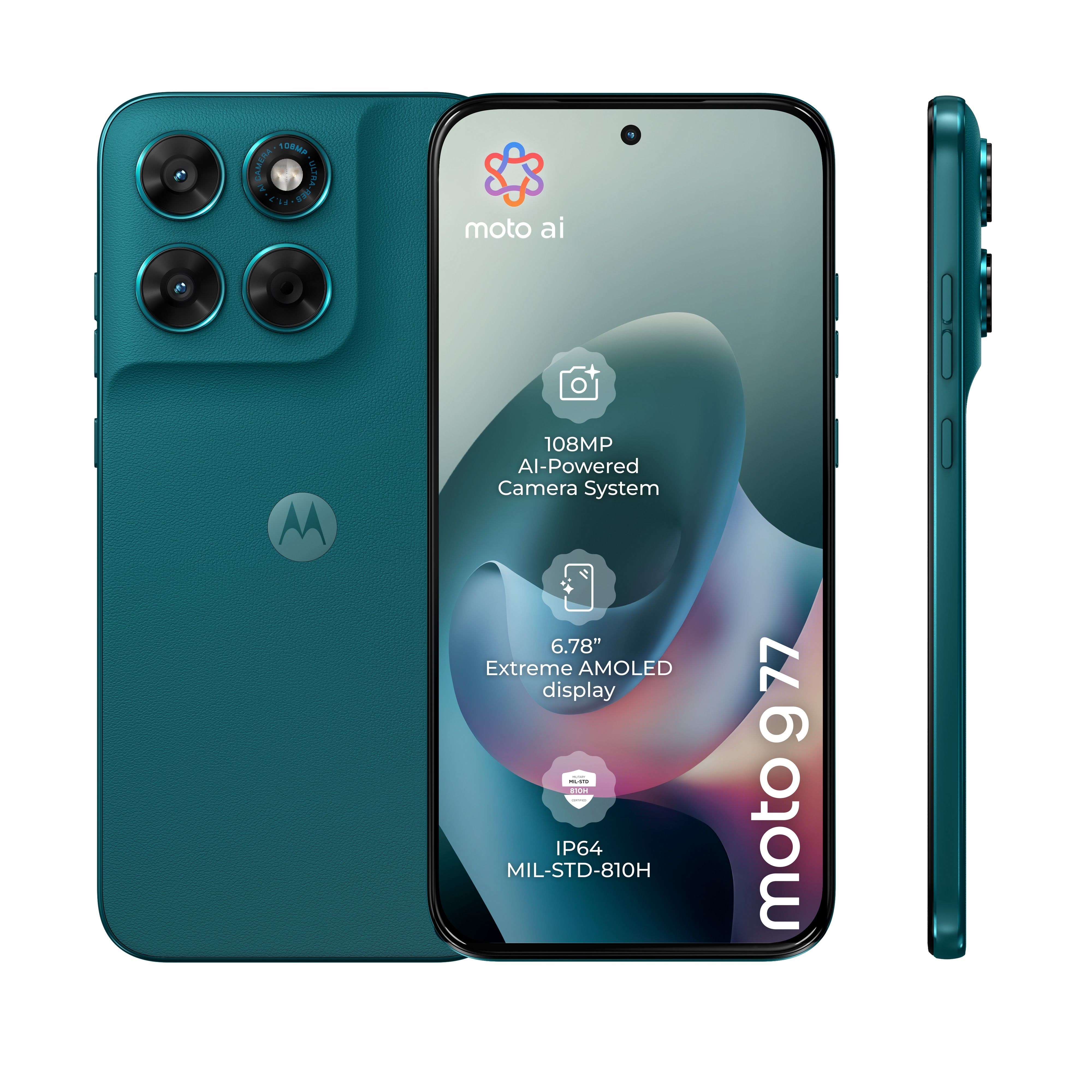 Motorola Moto G77 128gb/8gb - Pantone Shaded Spruce - Handys Smartphones