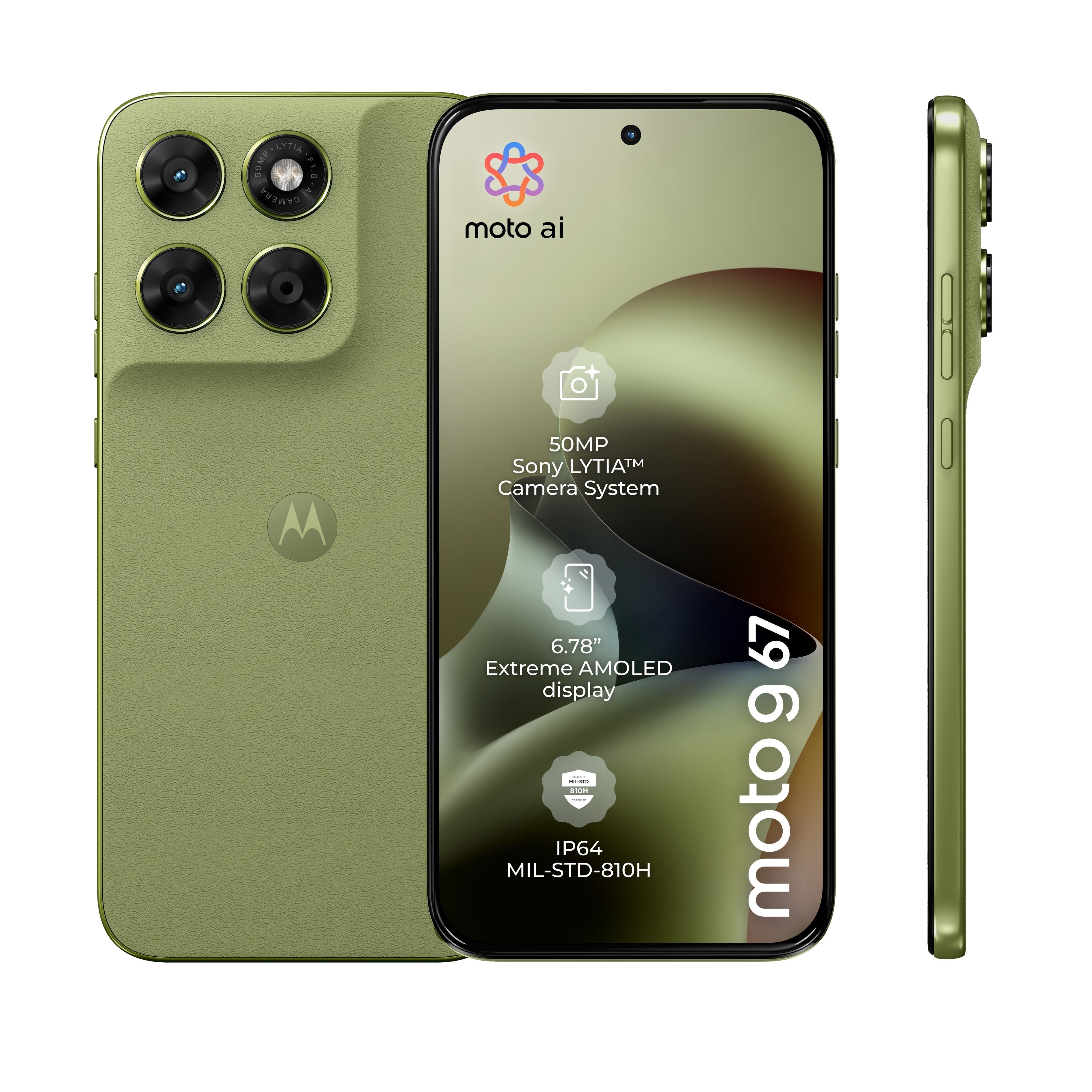 Motorola Moto G67 128gb/4gb - Pantone Nile - Handys Smartphones Grün Pbau0003se