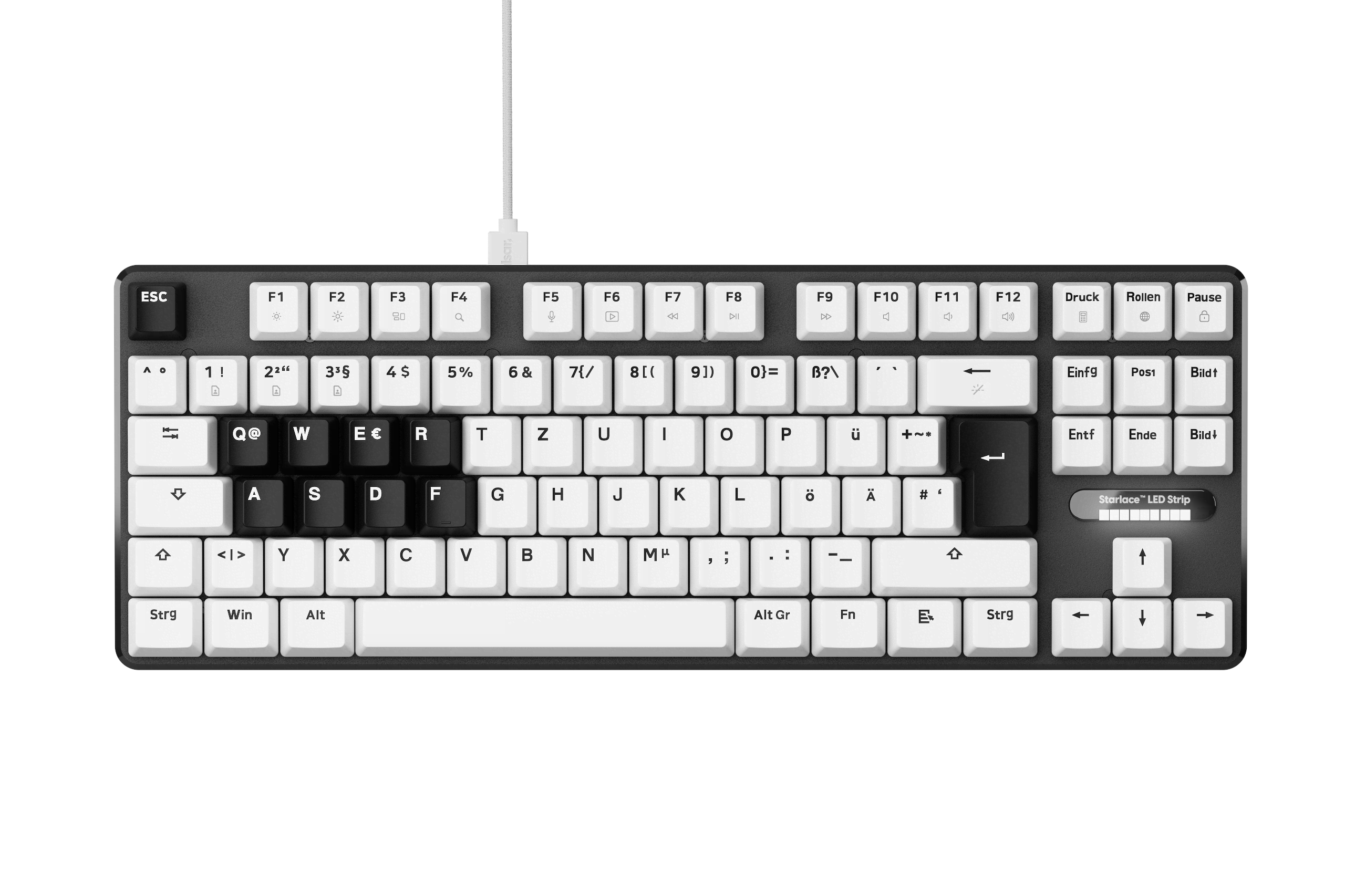 Pulsar Pcmk 3 HE Tkl - Gaming Tastatur (Tkl) - 80% - Iso - Weiss - Tastaturen Pcmk3he832