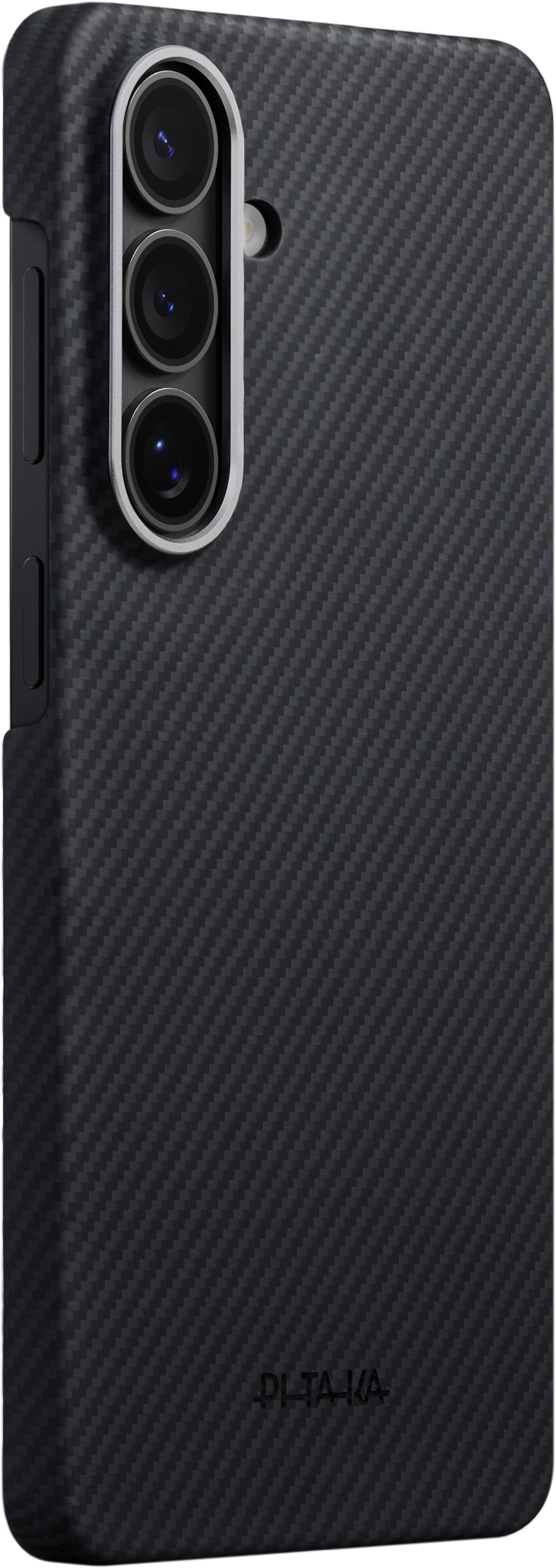 Pitaka Edge Case - Black/grey Twill - Samsung Galaxy S26 - Handys Cover Cases Ks2601