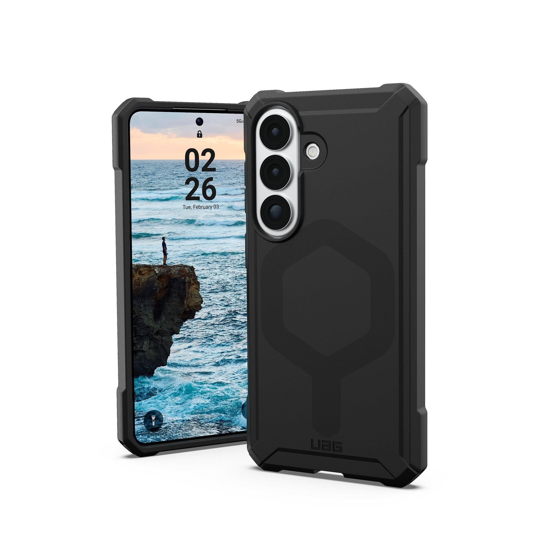 Uag Essential Armor - Black - Samsung Galaxy S26 - Handys Cover Cases 214534114040