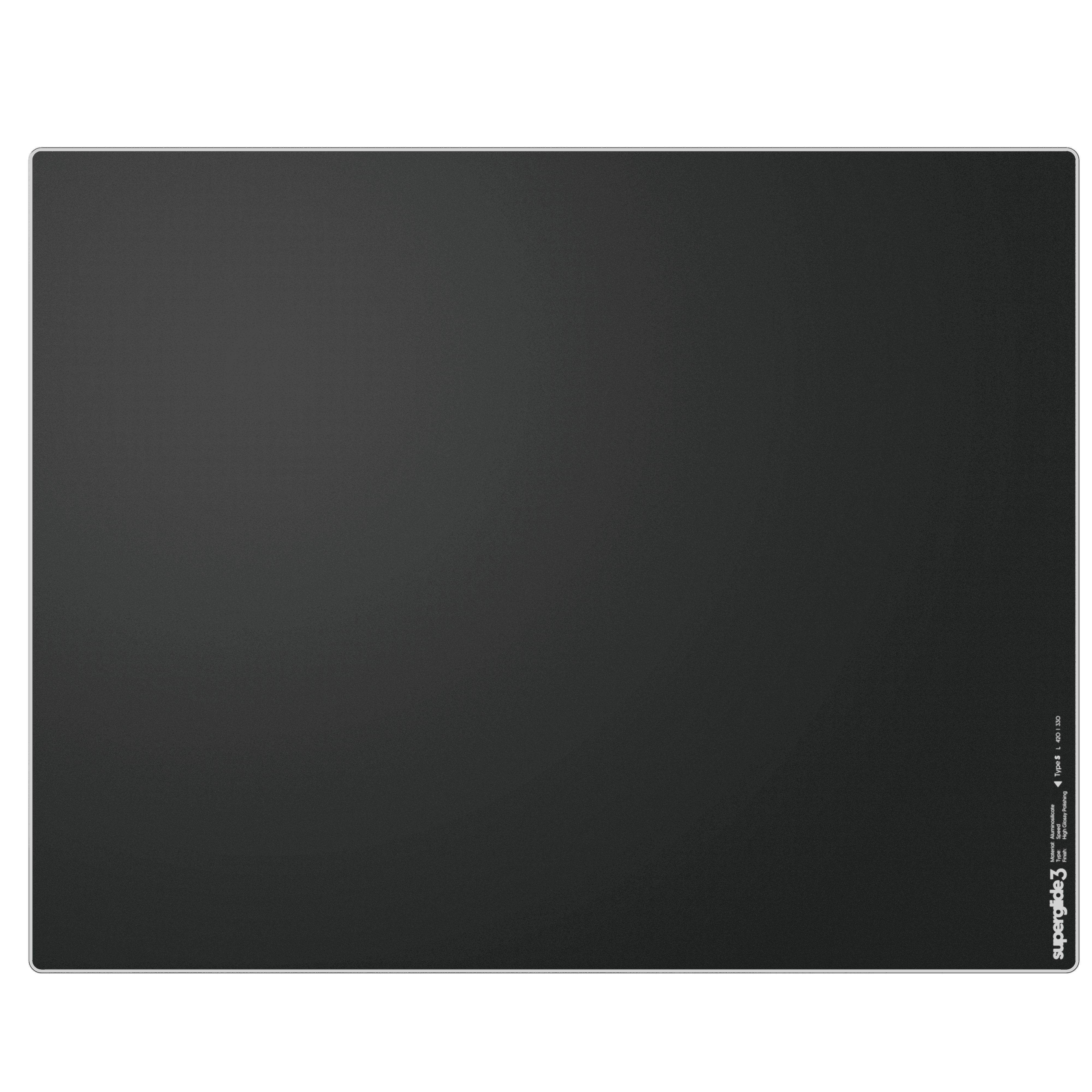 Pulsar Superglide V3 Glass Pad Type-s - Large - Schwarz - Mauspads Zubehoer