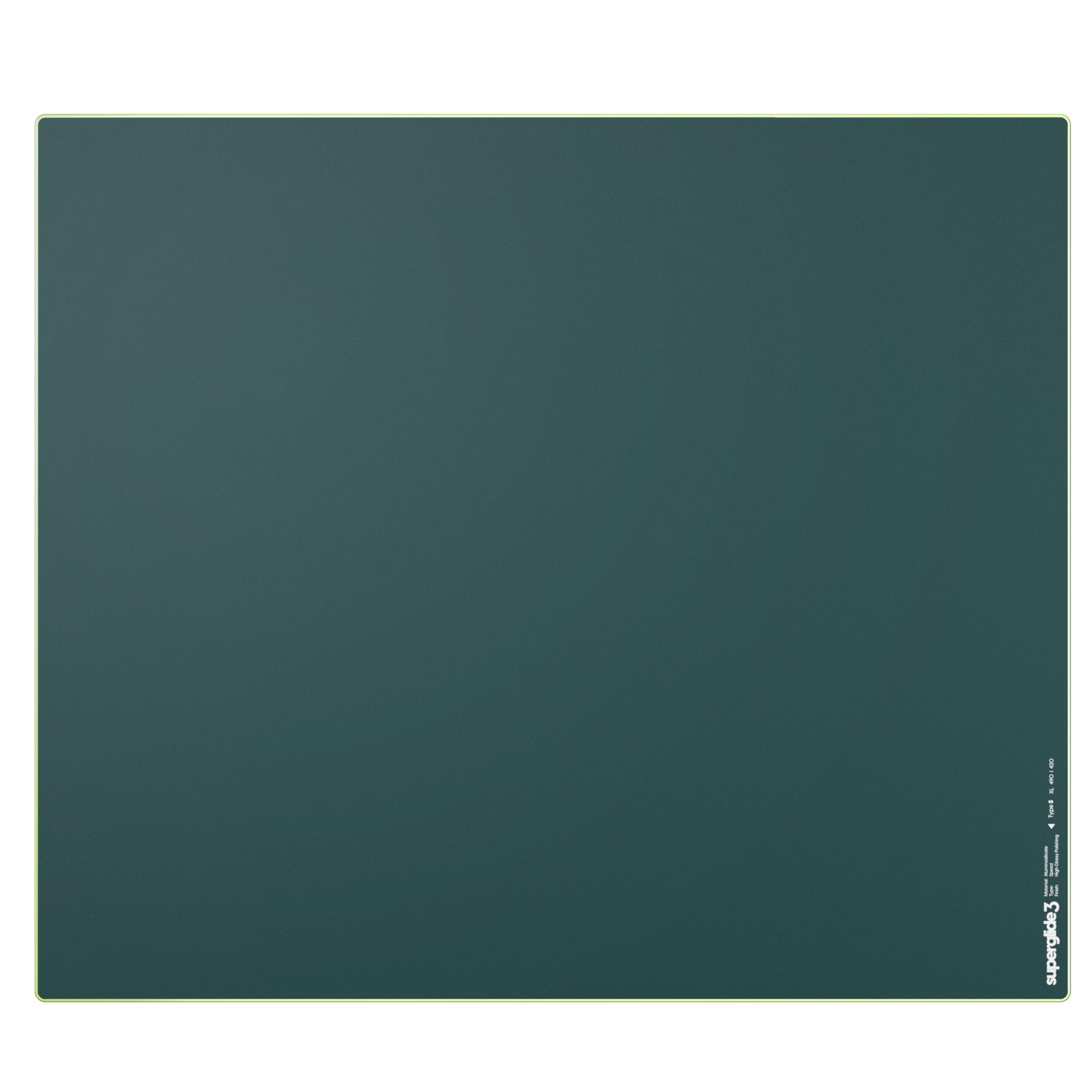 Pulsar Superglide V3 Glass Pad Type-s - XL - Grün - Mauspads Zubehoer