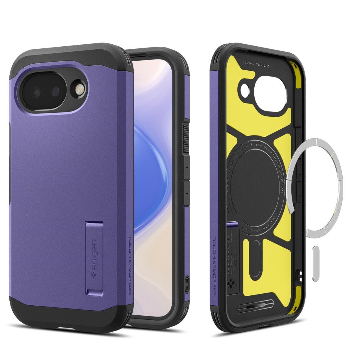 Spigen Tough Armor Magsafe - Ash Violet - Google Pixel 10a - Handys Cover Cases Acs11281