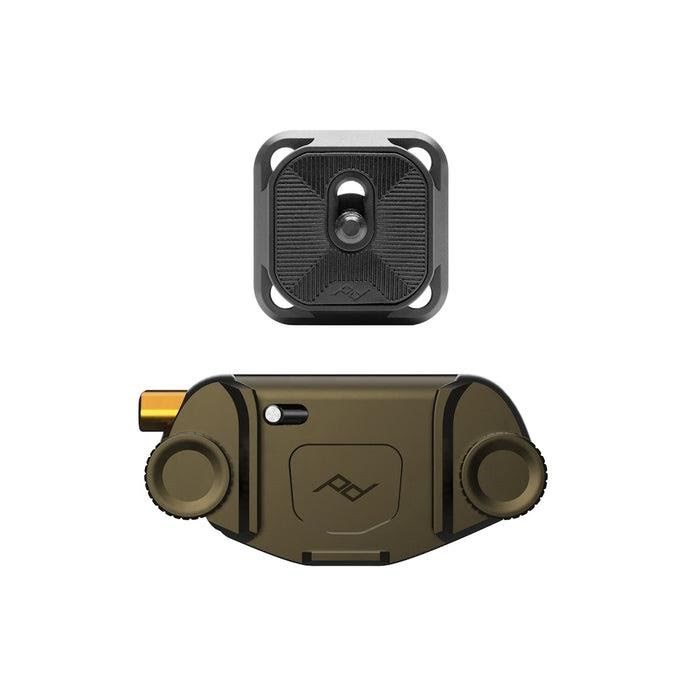 Peak Design Capture Camera Clip (v3) With Standard Plate - Kelp - Kamera Trageriemen