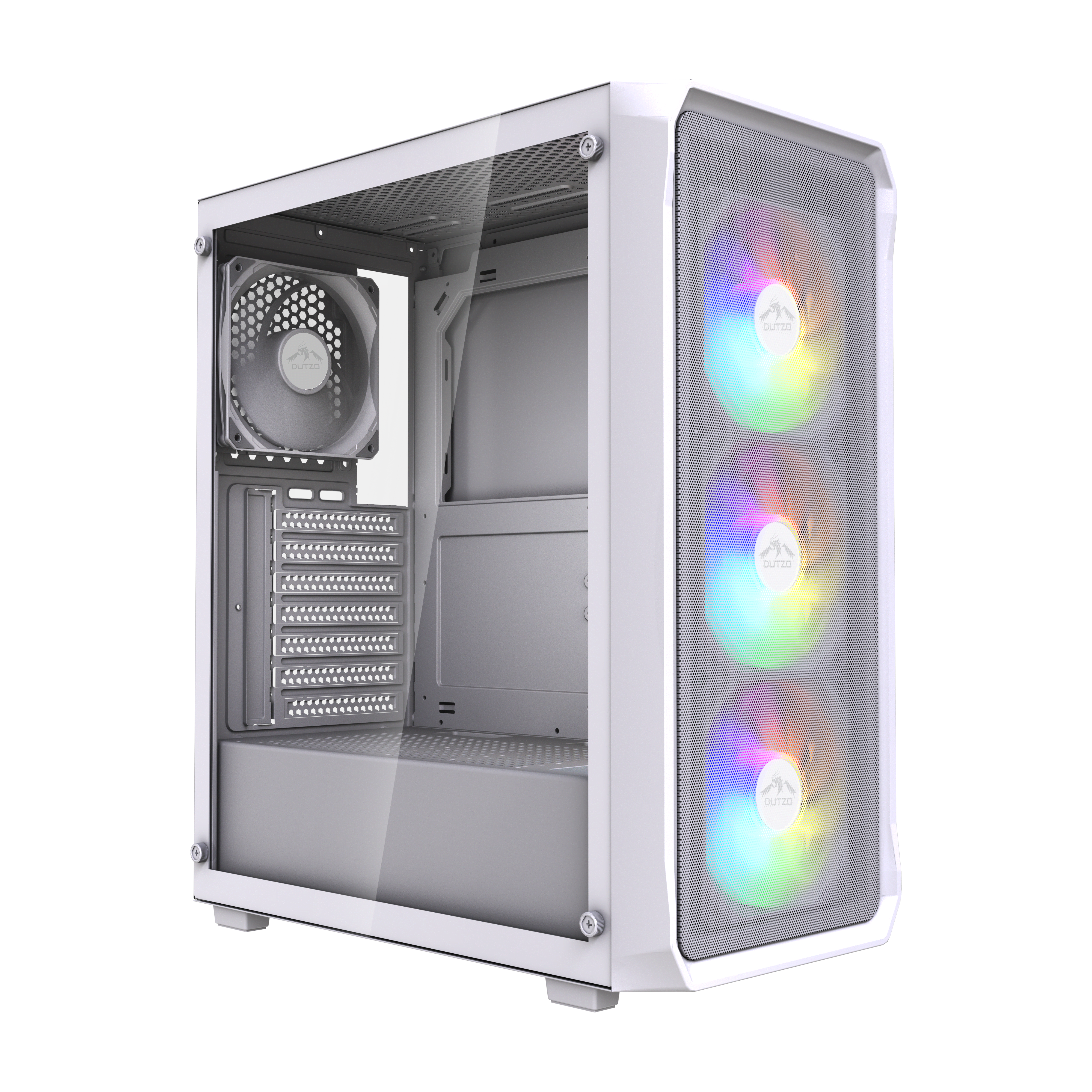 Dutzo C322 Mesh Argb - Gehäuse - Miditower - Weiß - Gehaeuse C322_Mesh_Argb-w