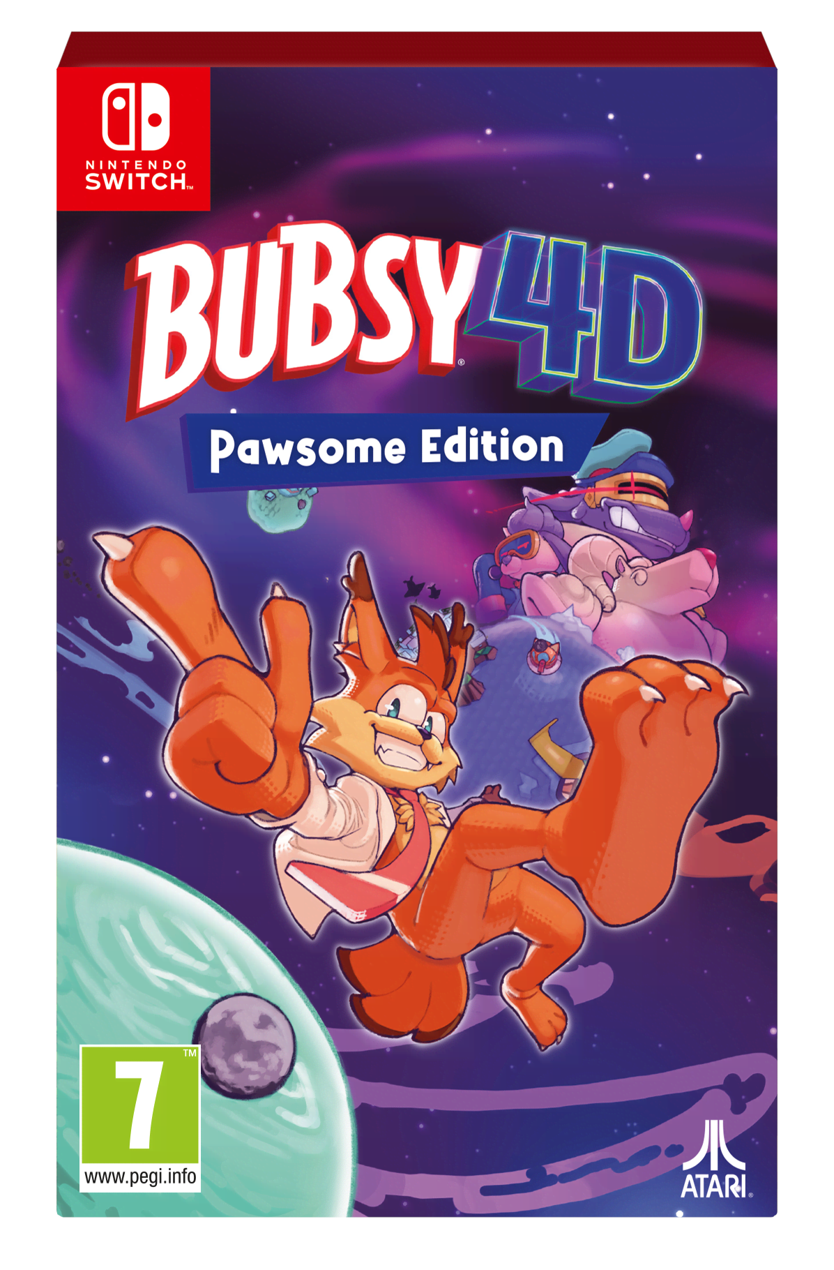 Bubsy 4D (Pawsome Edition) - Nintendo Switch - Plattform - Pegi 7 - Spiele 5056635622983