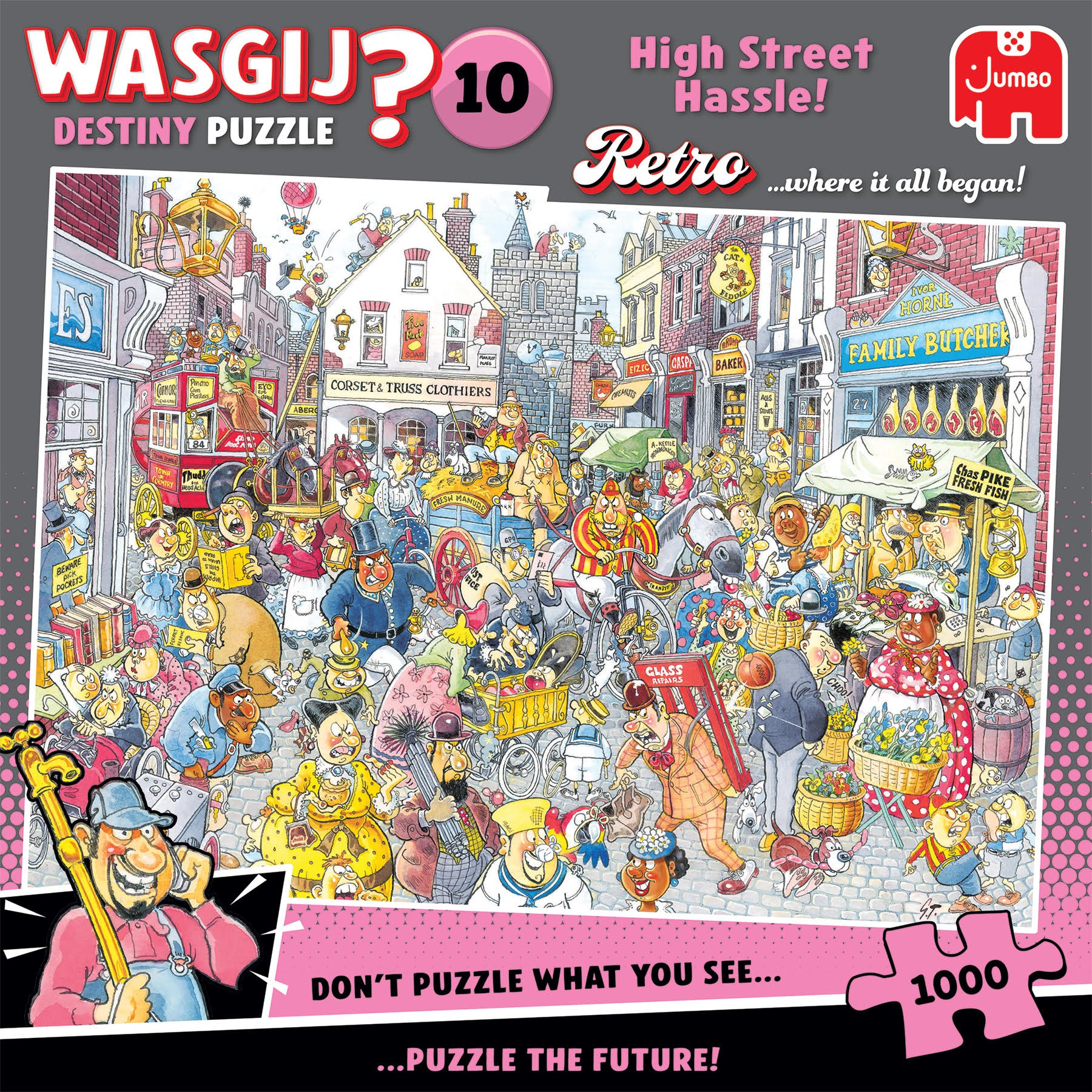 Wasgij Destiny 10 High Street Hassle! (1000) - Puzzle