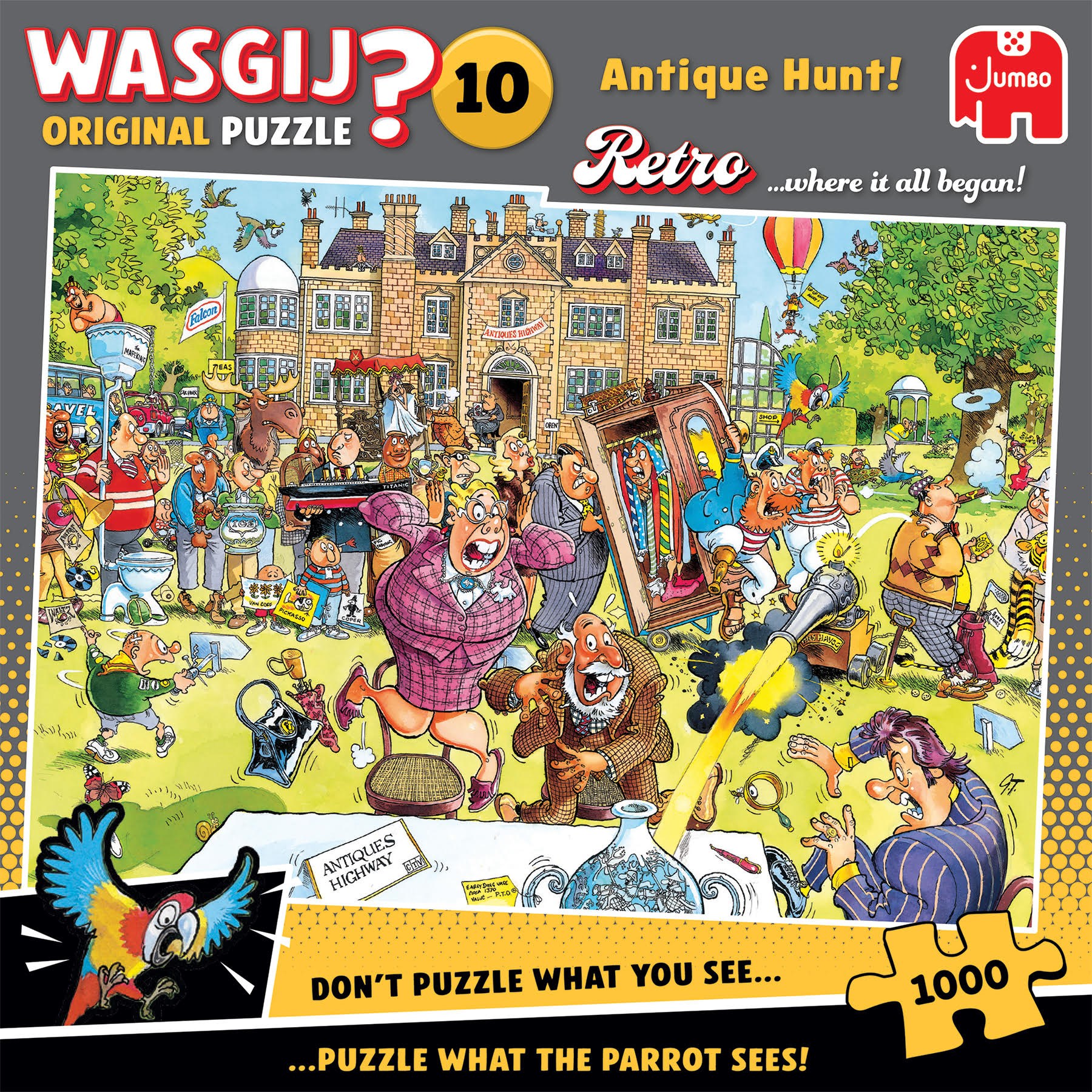 Wasgij Original 10 Antique Hunt! (1000) - Puzzle