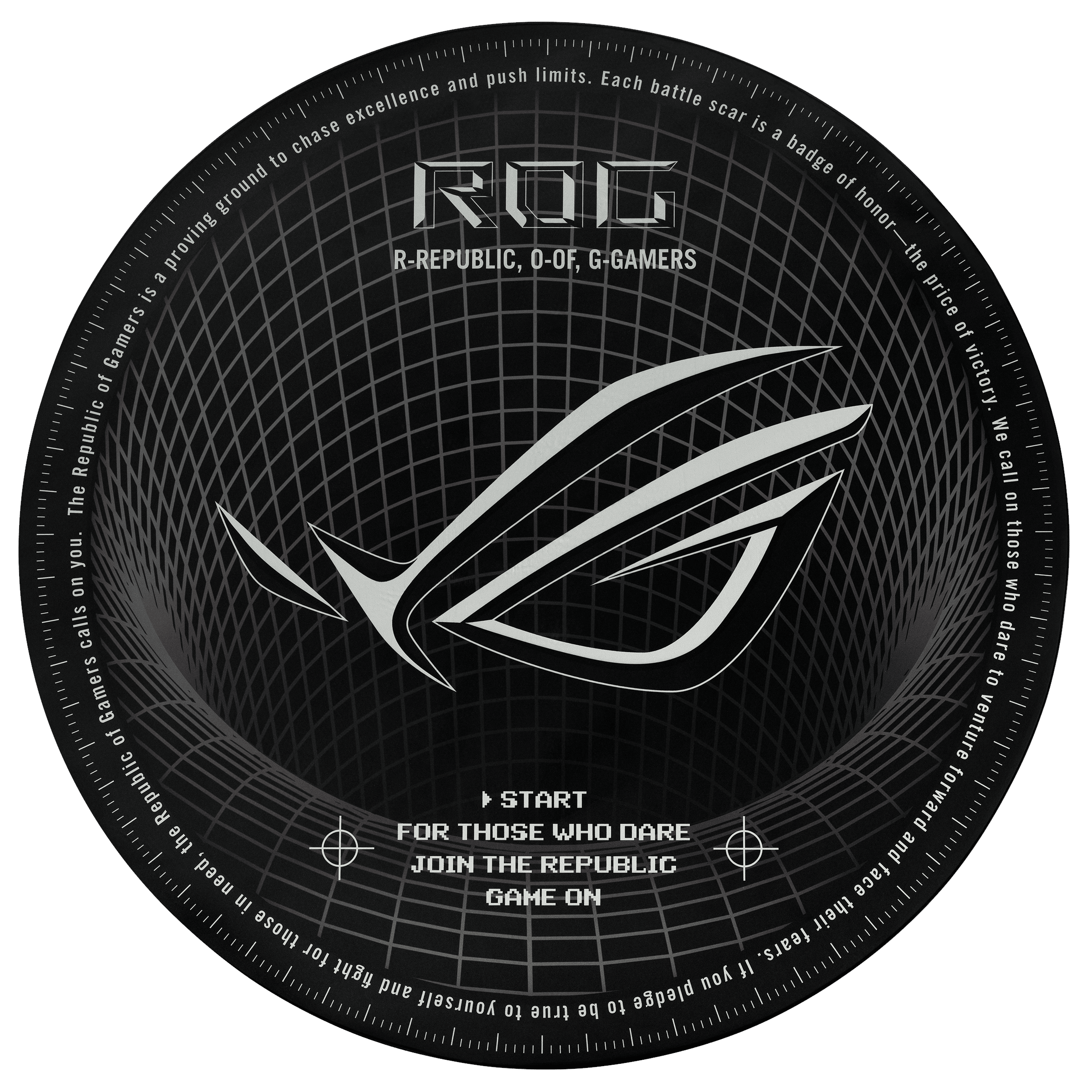 Asus Rog Cosmic Mat II - Schwarz - Gaming Stuehle