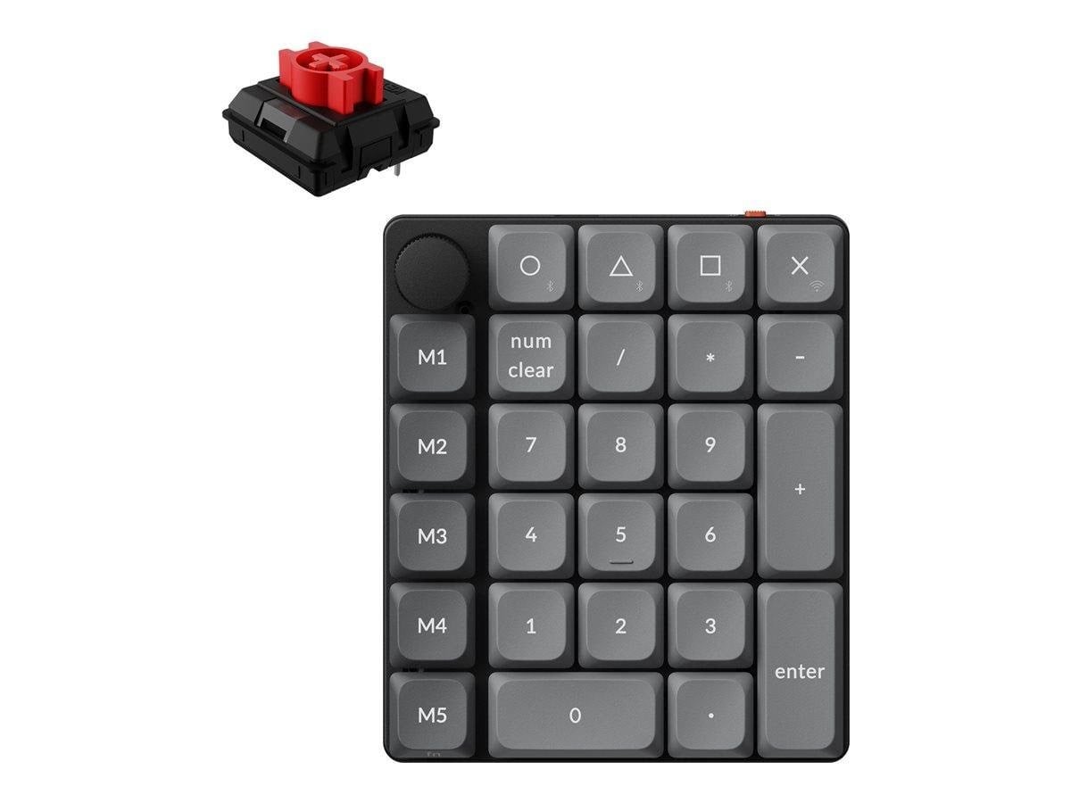 Keychron K0 Max Qmk Wireless Custom Numpad - Numpad - Schwarz - Tastaturen K0m-h1