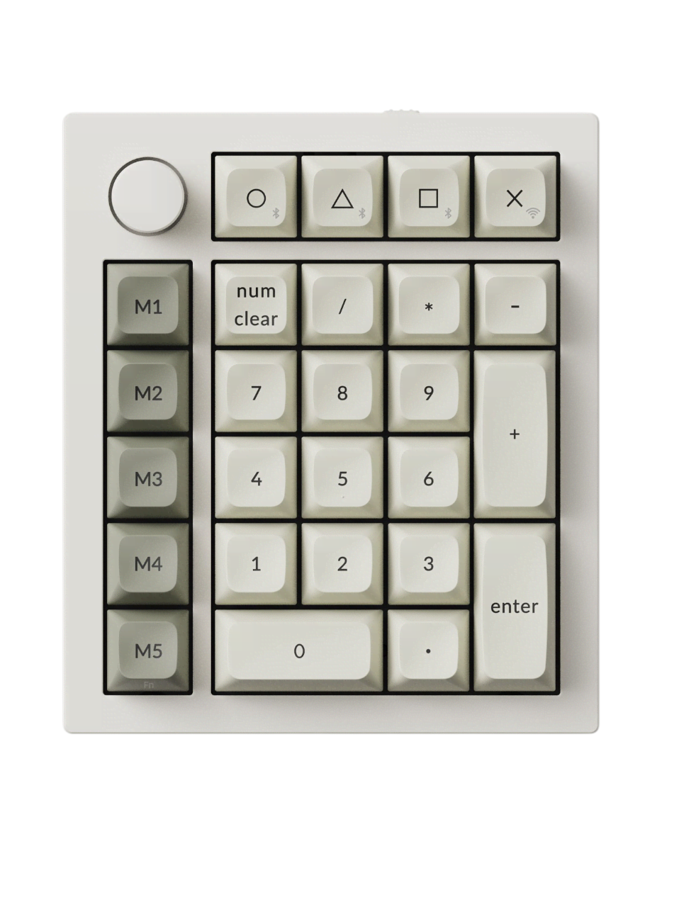 Keychron Q0 Max Qmk Wireless - Numpad - Weiss - Tastaturen