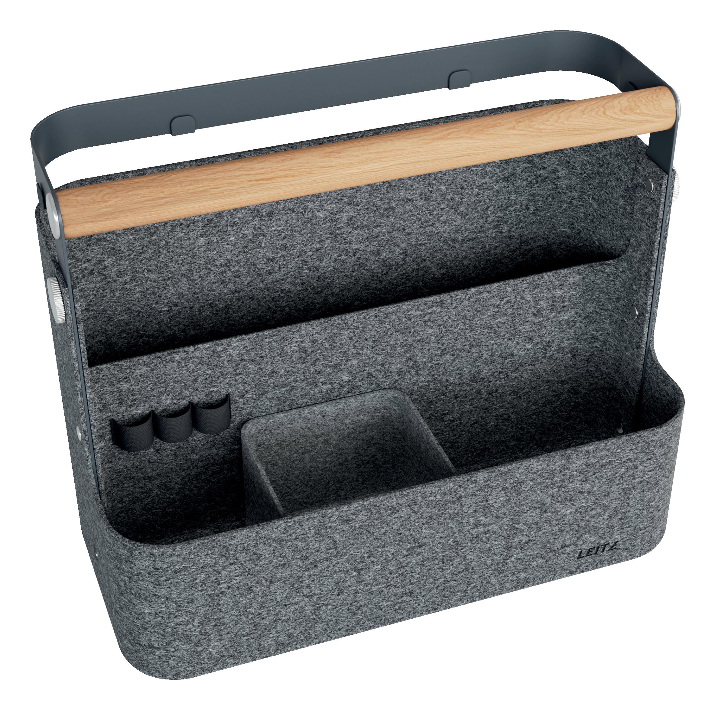 Leitz Hängender Schreibtisch Organizer Mit Griff, Aus Filz - Schreibtischzubehoer 61990089
