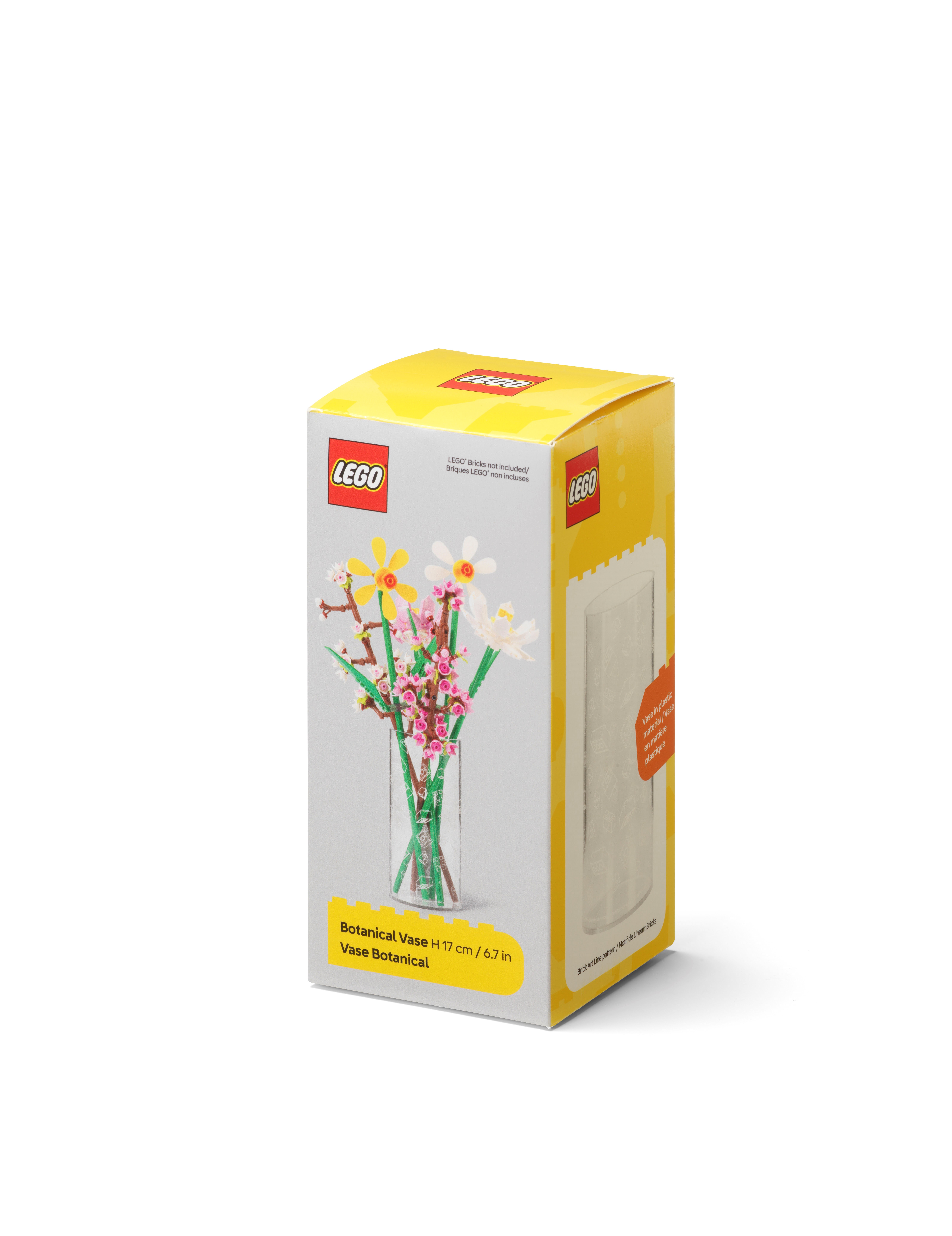 Lego Zylindervase Brick Art Line - Transparent - Kinderzimmer 40350800