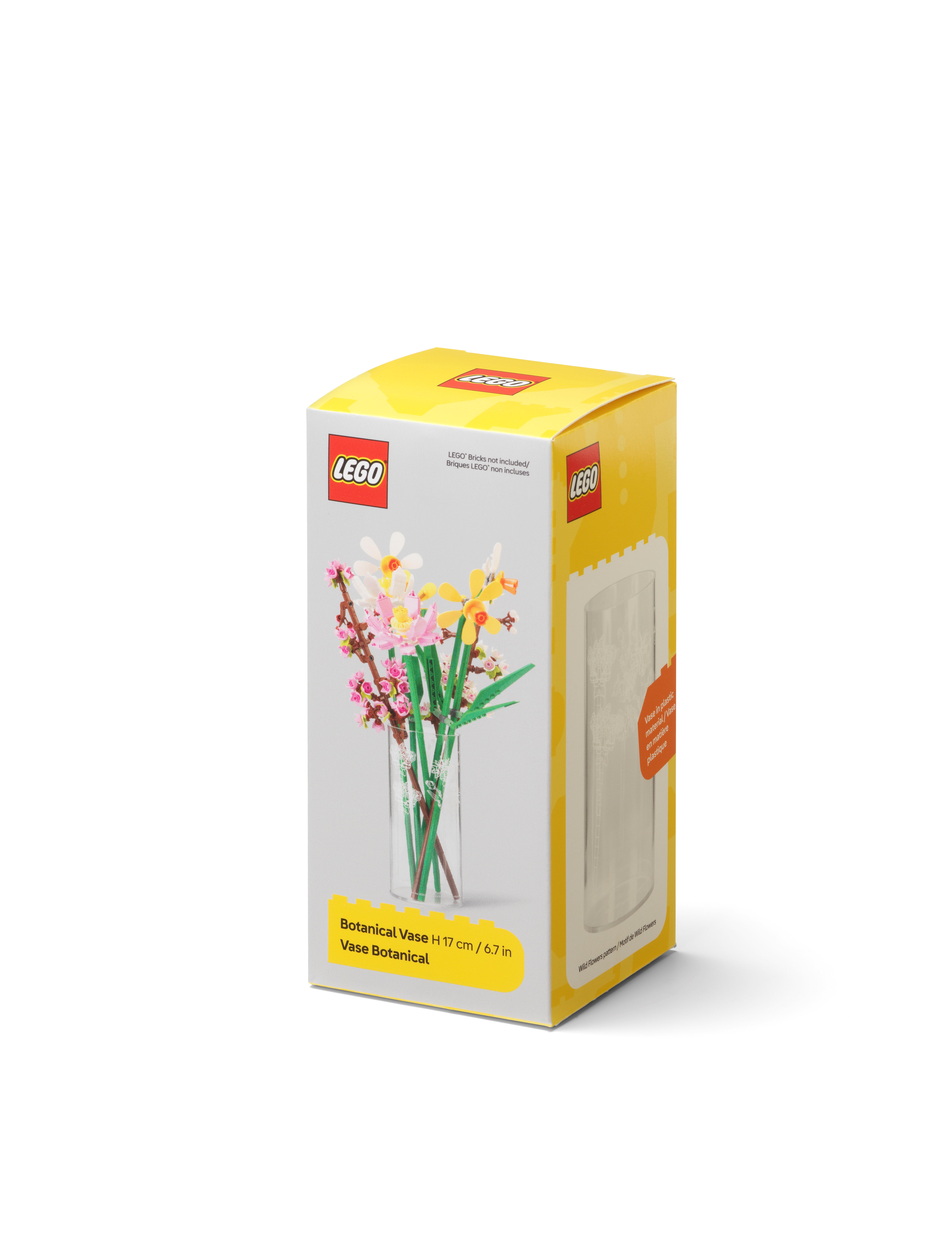 Lego Cylinder Vase Wild Flower Translucent - Kinderzimmer 40350801