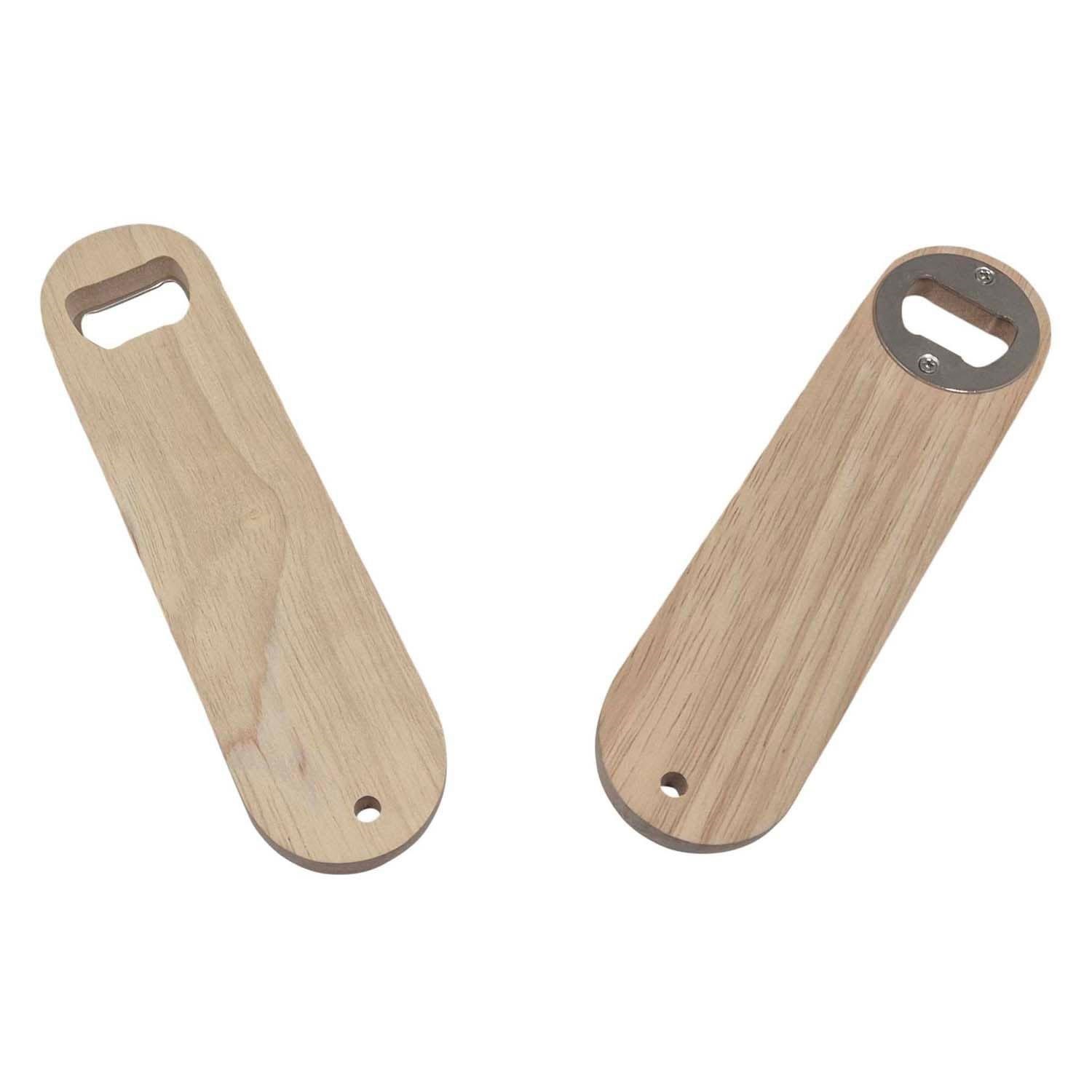 Playwood Wooden Bottle Opener Straight 17cm - Kunst Handwerk Ausstattung Sl0398