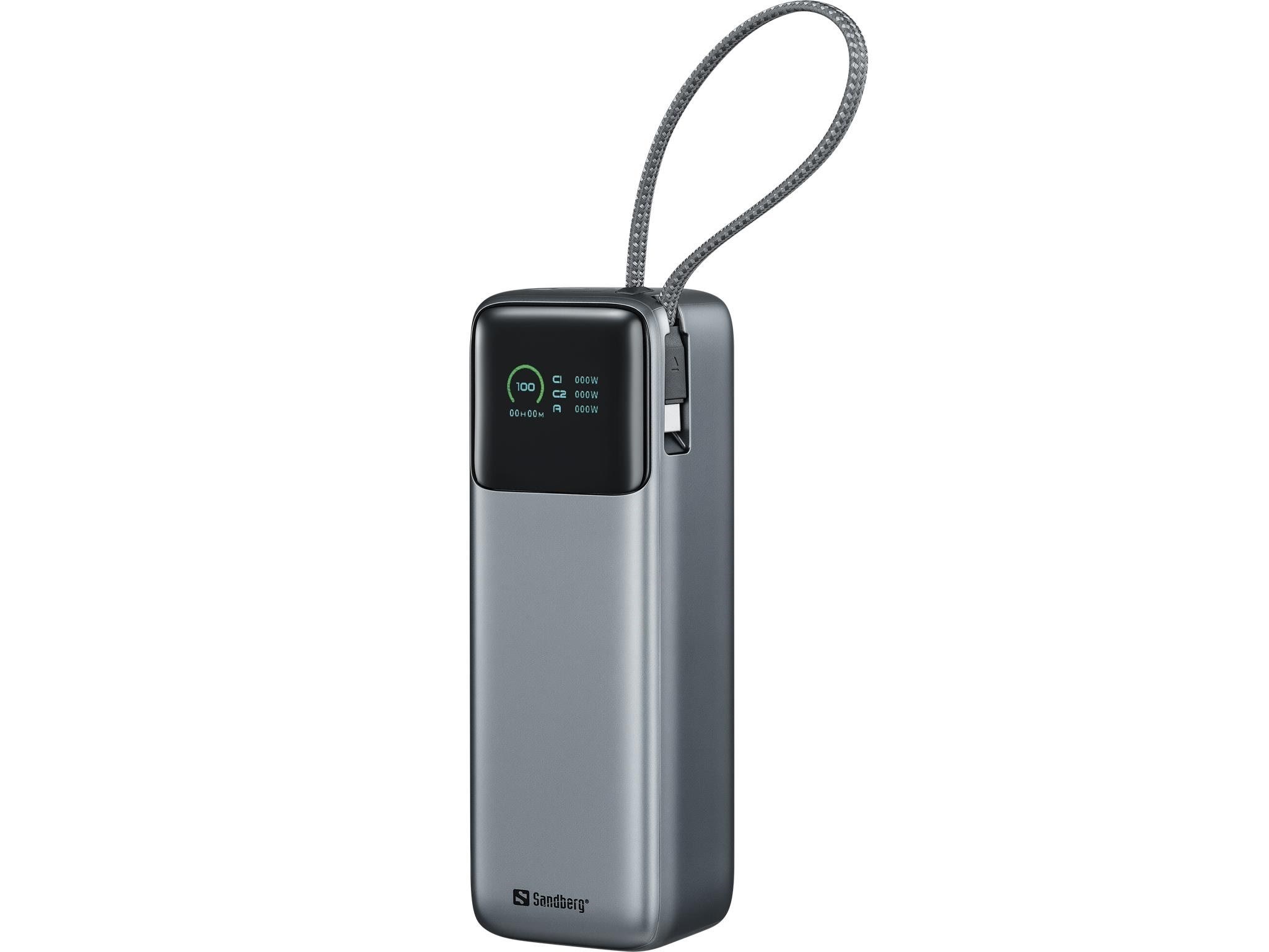 Sandberg All-in1 Powerbank 27000 PD 240w - 27000 Mah - Powerbank Akku Silber 421-31