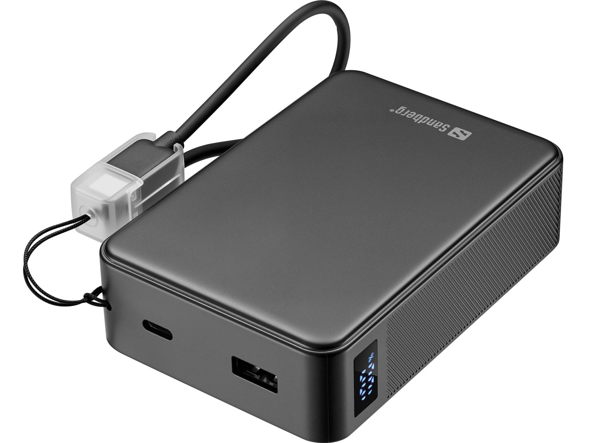 Sandberg Nano Powerbank 20000 Pd20w - 20000 Mah - Powerbank Akku Schwarz 421-40