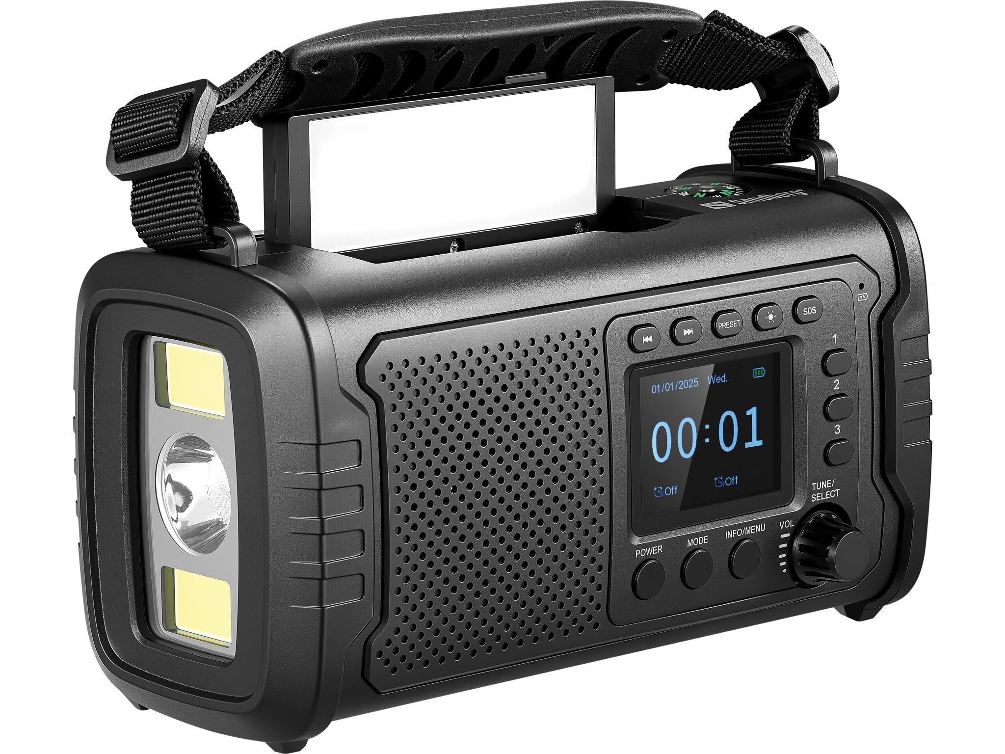 Sandberg Survivor Dab+ Radio All-in-1 20000 - Dab+/FM - Dab Netzwerk Und Radiowecker