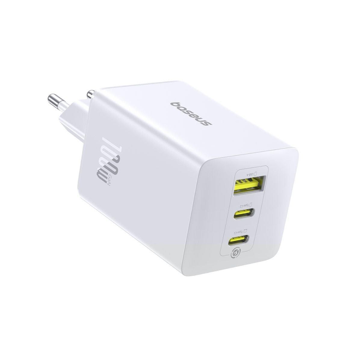 Baseus Enerfill Fe11 2 x Usb-c / Usb-a 100w Wall Charger White - Handys Adapter Und Ladegeraete