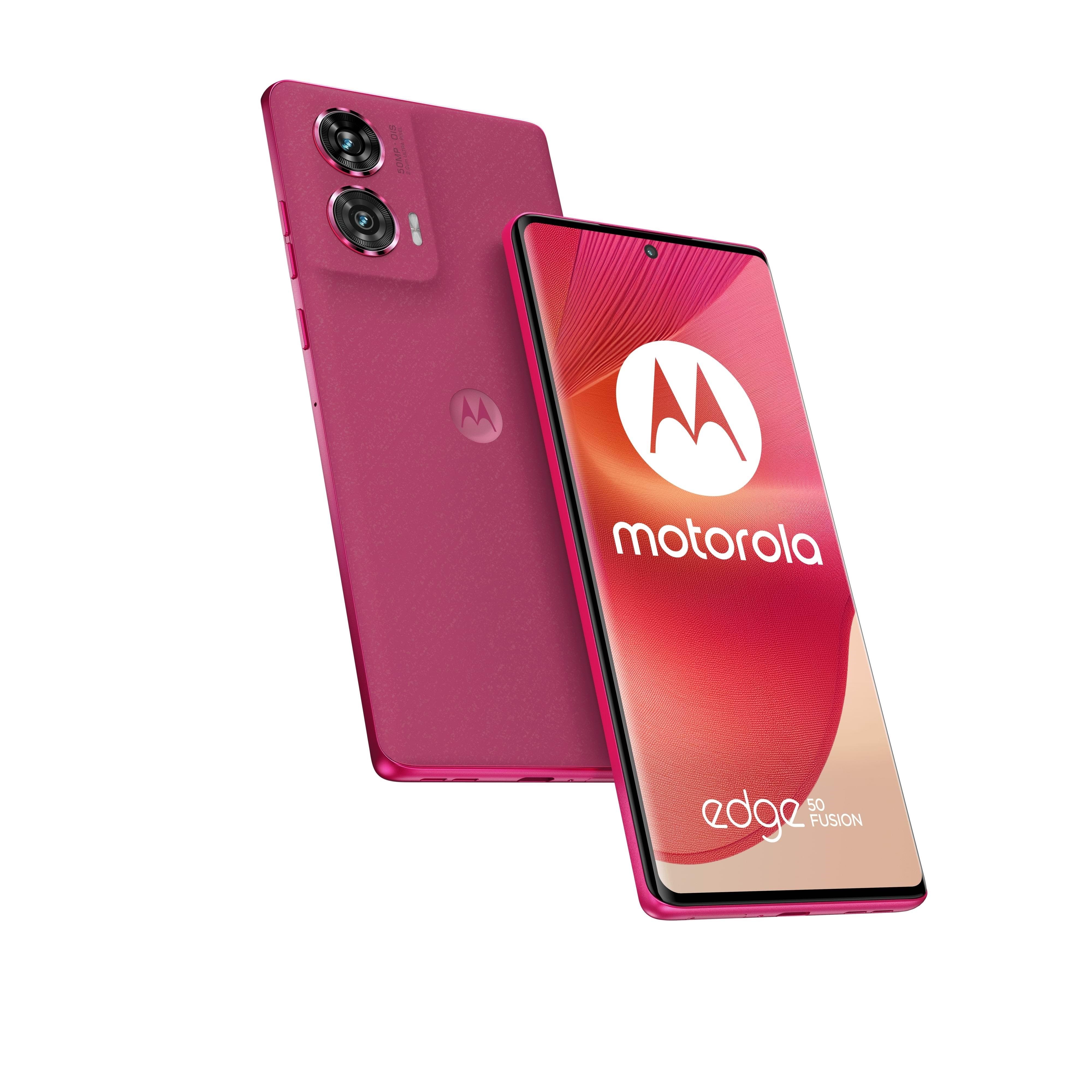 Motorola Edge 50 Fusion 256gb/8gb - Hot Pink - Handys Smartphones Pb3t0045ro