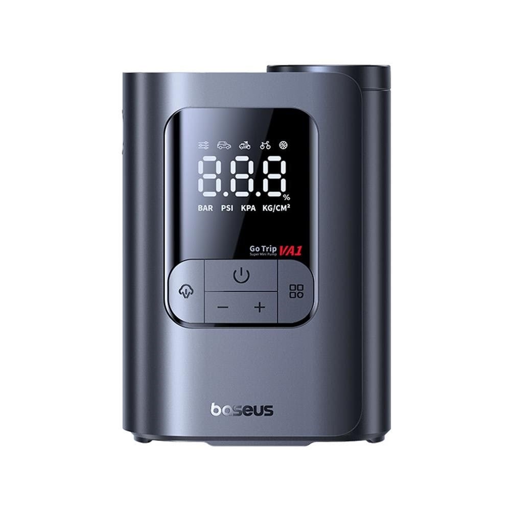 Baseus Gotrip Va1 Super Mini Wireless Air Compressor With 3 Tips - Black - Autozubehoer