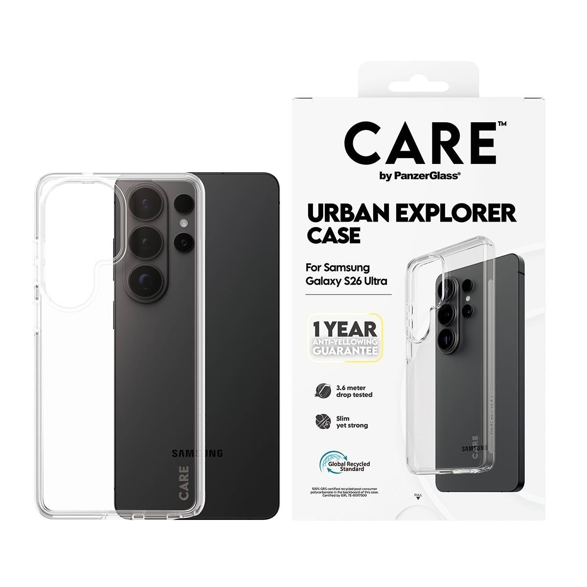 Care by Panzerglass Urban Explorer Case Transparent Samsung Galaxy S26 Ultra - Handys Cover Cases