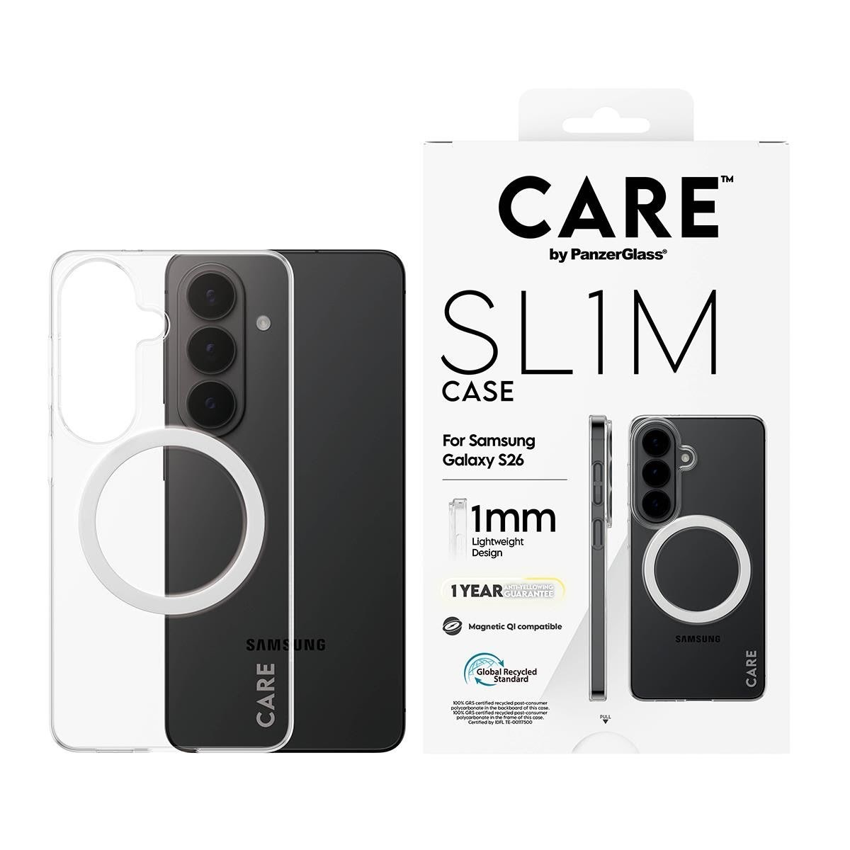 Care by Panzerglass Sl1m Case Transparent Samsung Galaxy S26 - Handys Cover Cases Cr28187