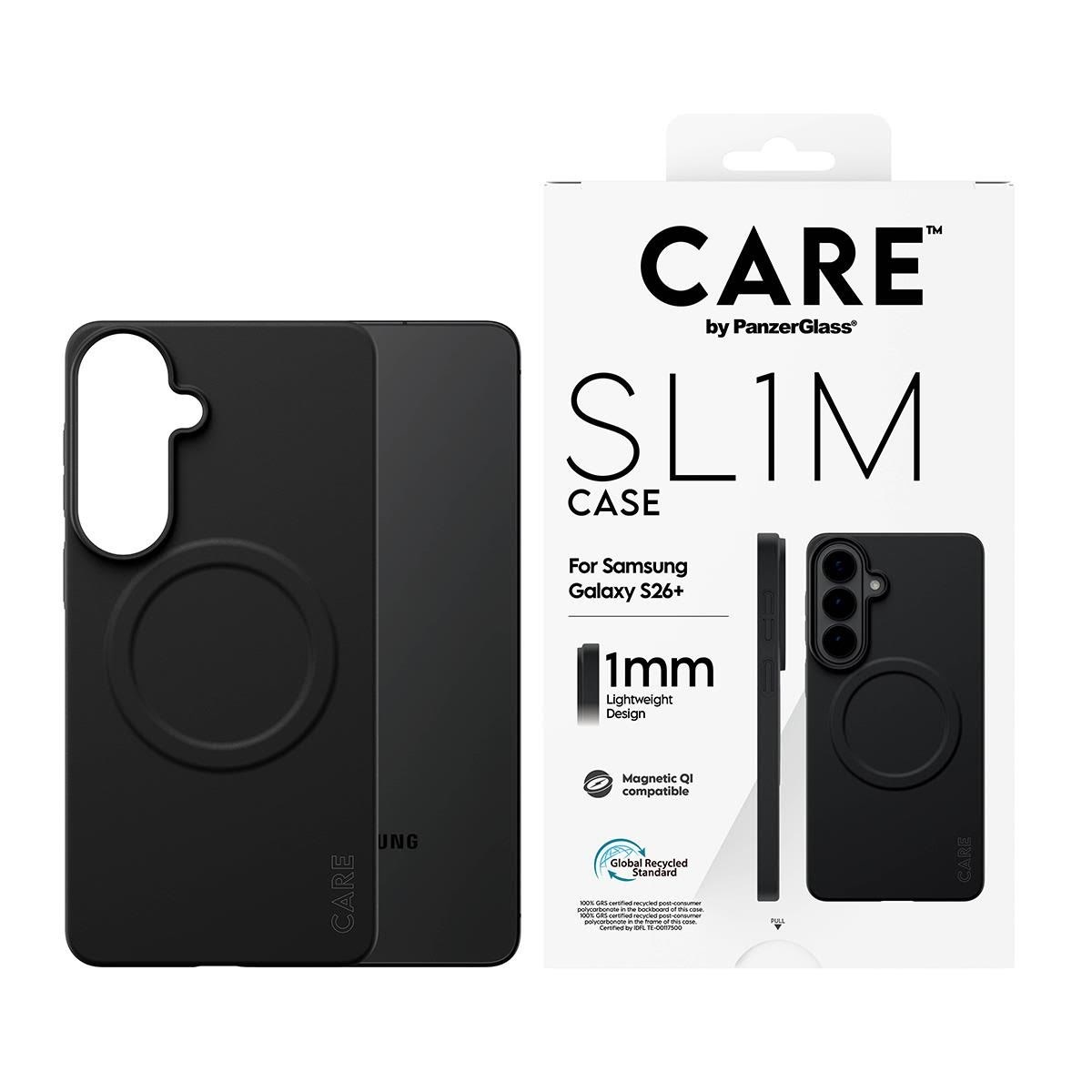 Care by Panzerglass Sl1m Case Black Samsung Galaxy S26+ - Handys Cover Cases Cr06231