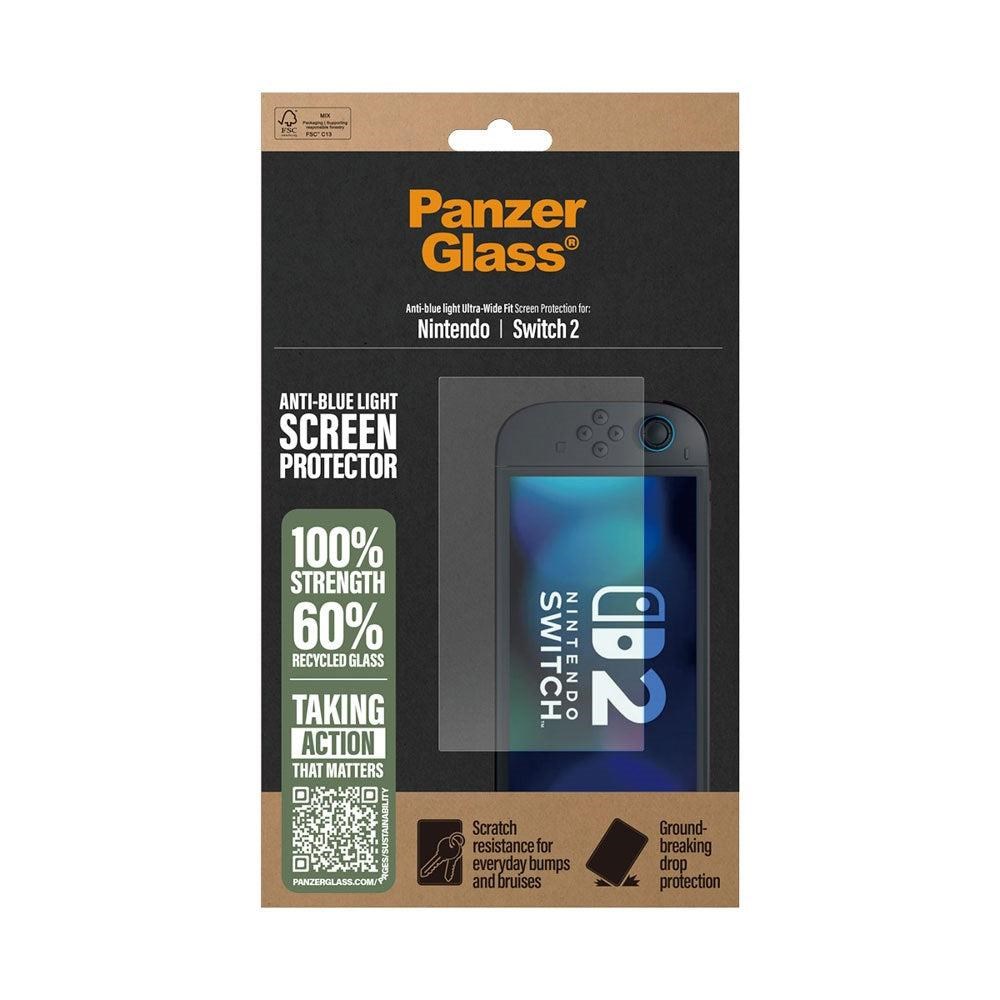 Panzerglass Anti-blue Light Screen Protector Nintendo Switch 2 | Ultra-wide Fit - Handys Schutzfolie