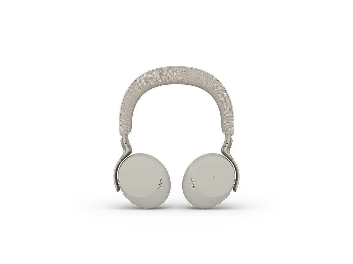 Kopfhörer - Jabra Evolve3 75 UC Link390c - Warm Grey - Kopfhoerer/headsets