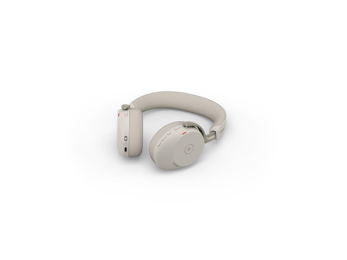Kopfhörer - Jabra Evolve3 75 MS Link390c - Warm Grey - Kopfhoerer/headsets Grau 37599-999-898