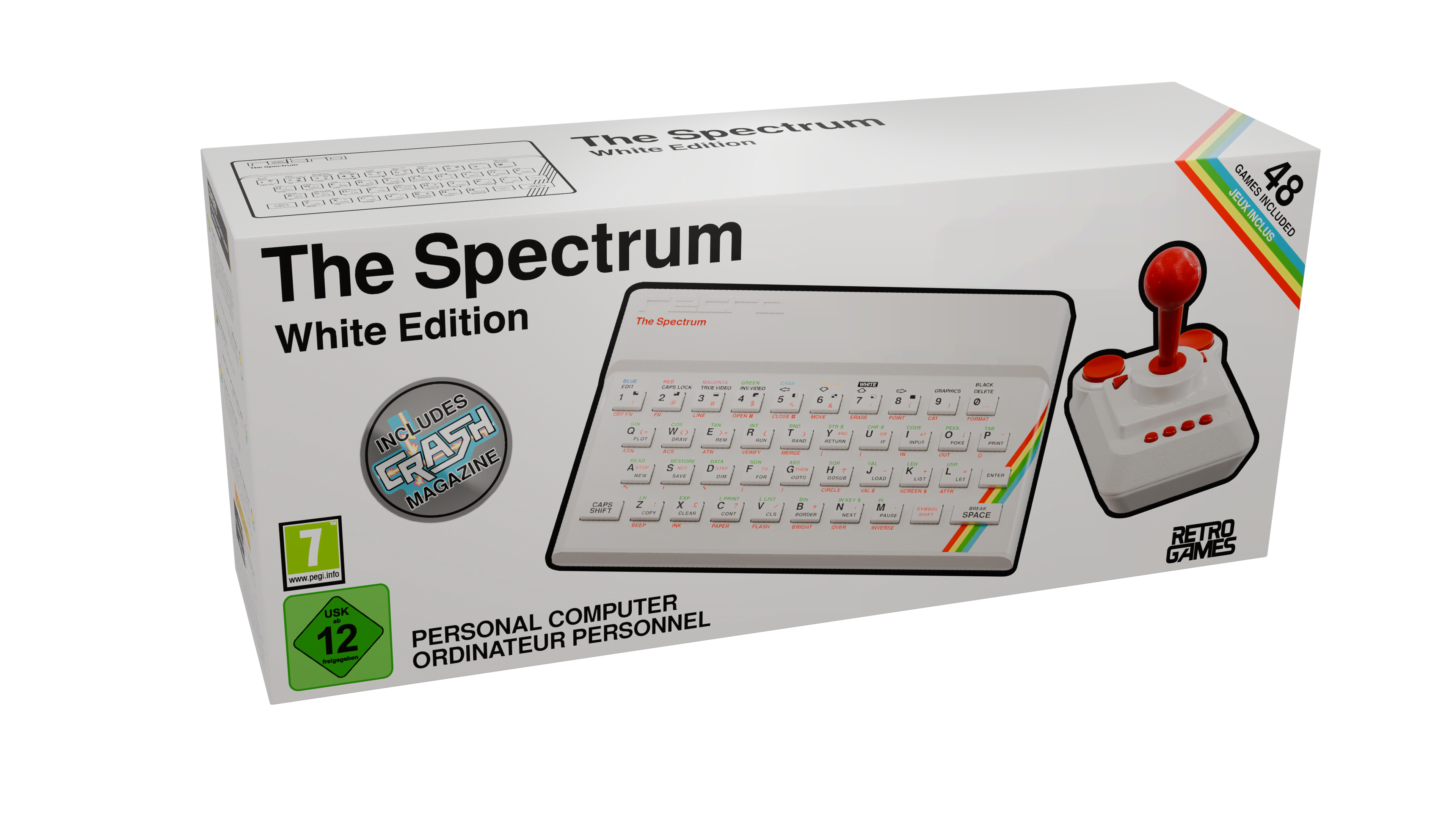 Retro Games The Spectrum (White Edition) - Spielkonsolen