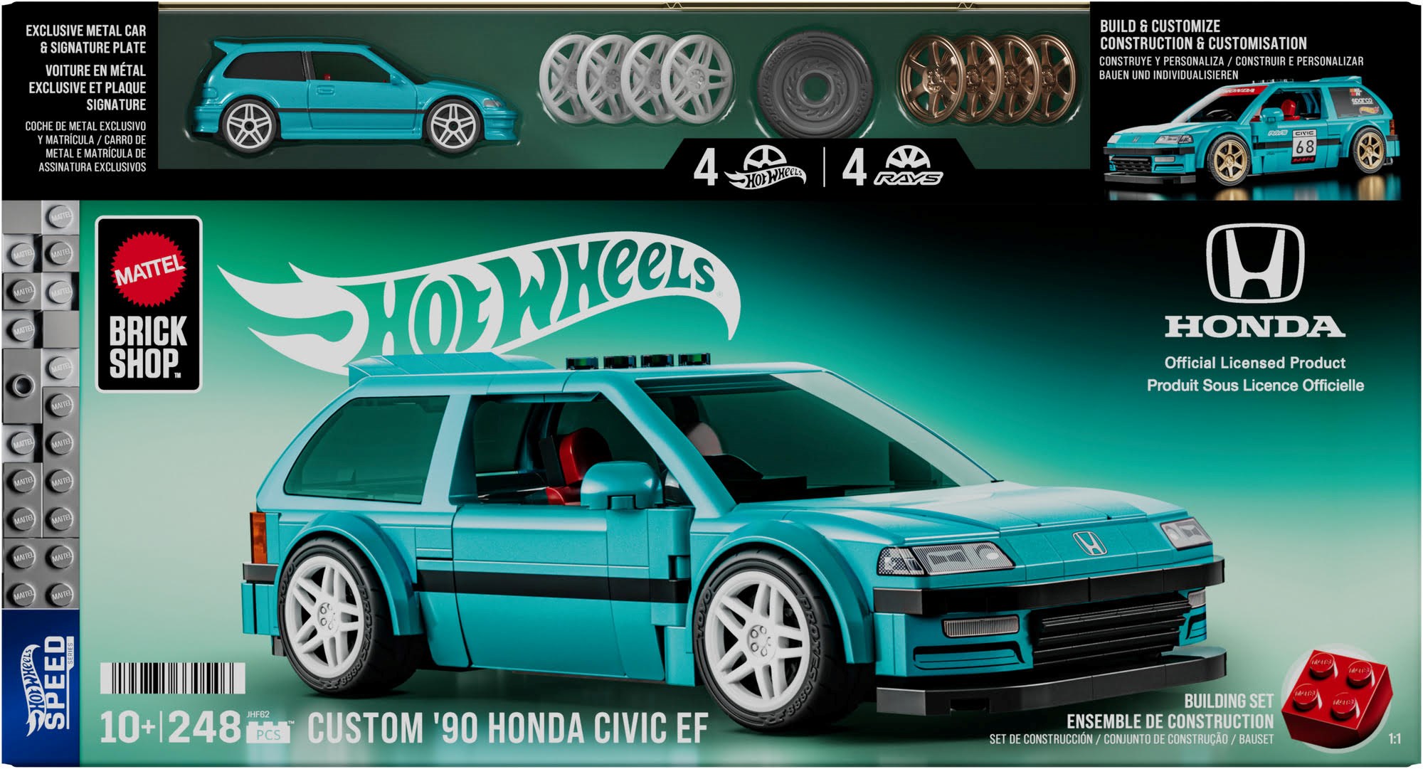 Hot Wheels Brick Shop Speed Series Honda Civic EF - Modellbau