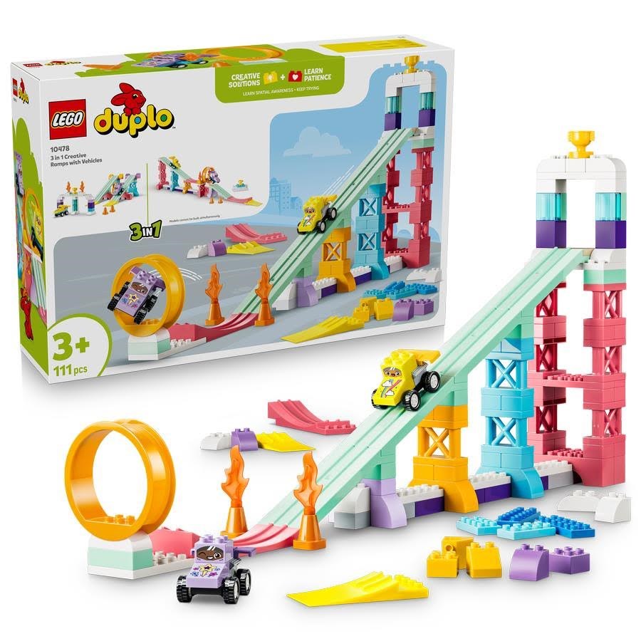 Lego Duplo 10478 Kreative Sprungschanzen Mit Kleinen Flitzern 3-in-1-set