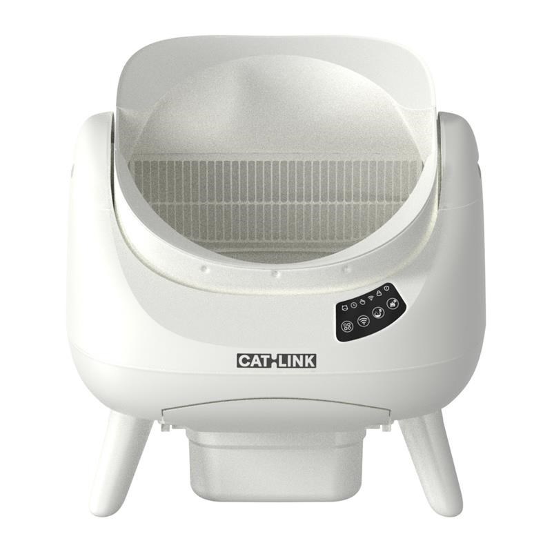 Catlink Open X Smart Self-cleaning Cat Litter Box - White - Katzen Cl-ch-01