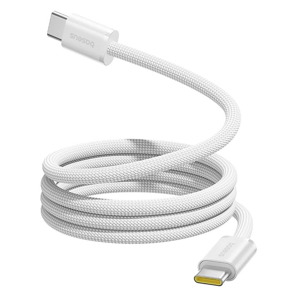 Baseus Dynamic 4 Pro 100w Usb-c - Usb-c Magnetic Cable 1m - White - Usb Kabel Weiß P10385200211-00