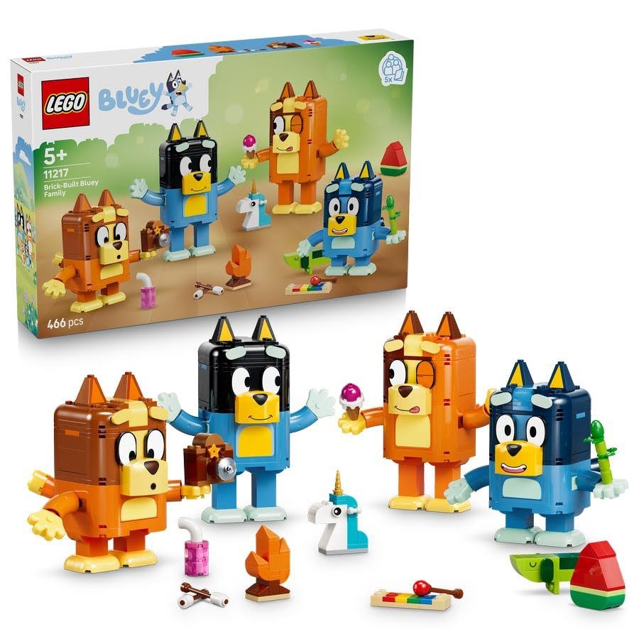 Lego Bluey 11217 Blueys Familie Aus Steinen