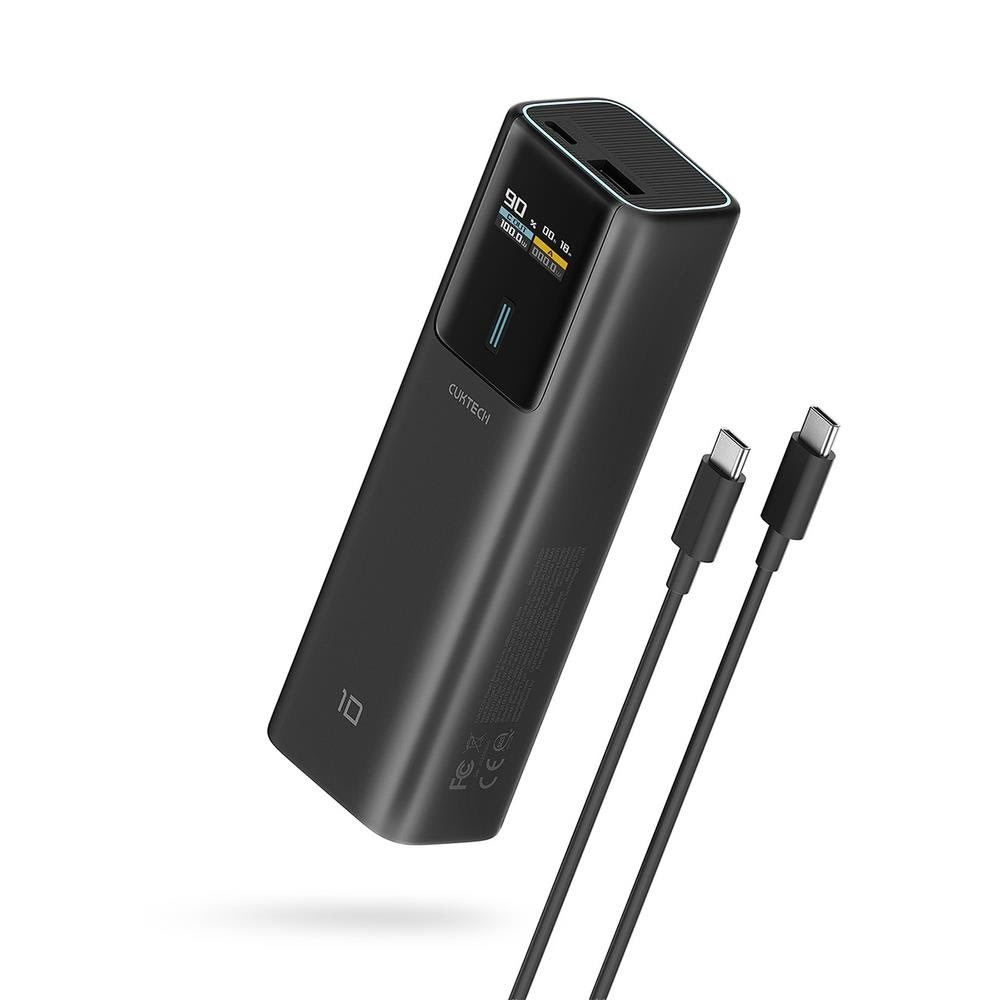 Cuktech Ckpb100pglbl 150w Usb-c Usb-a - 10000 Mah - Powerbank Akku Schwarz