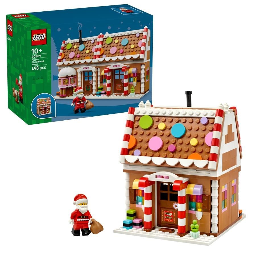 Lego Icons 40809 Weihnachtliches Lebkuchenhaus